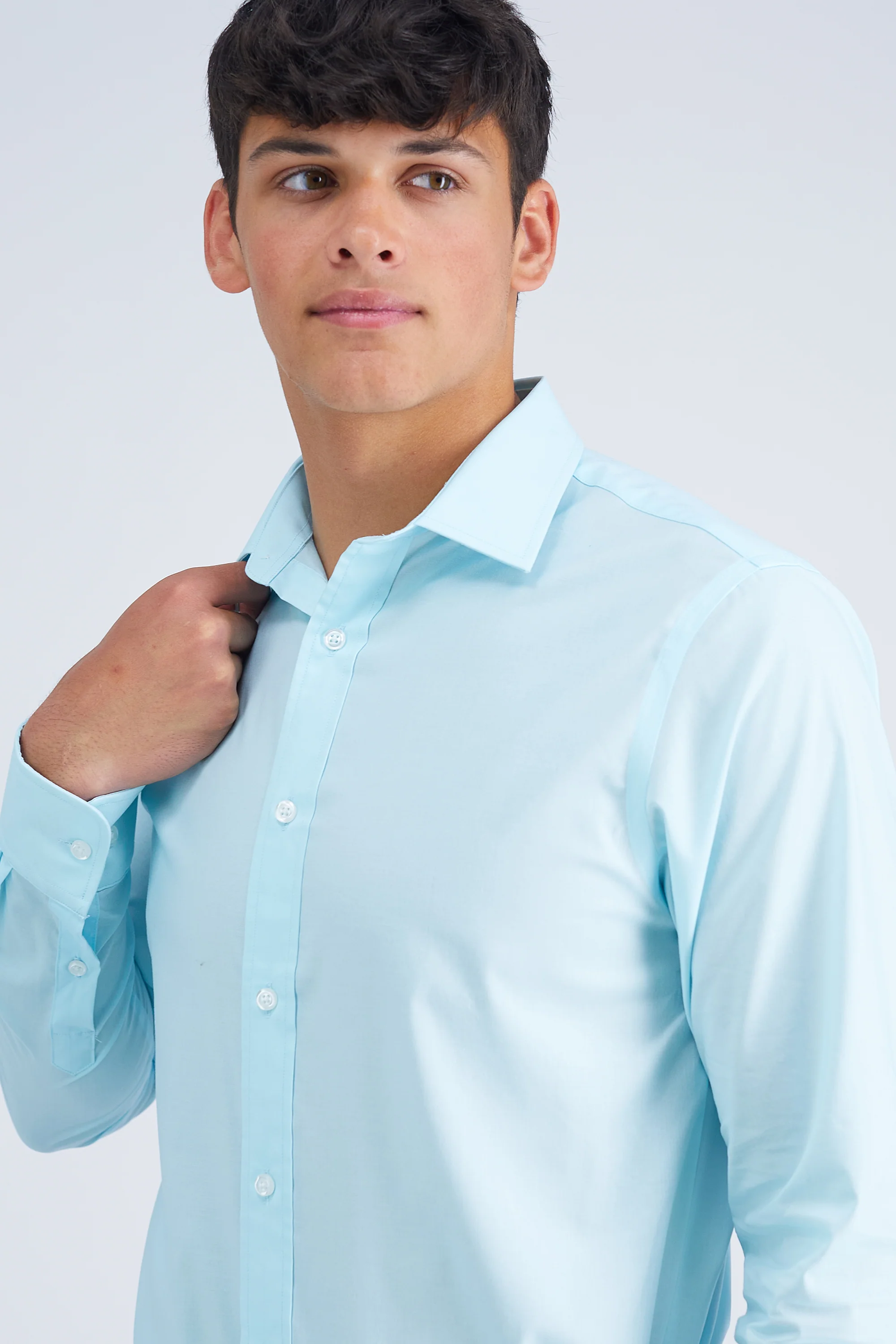 Performance Seafoam Dress Shirt - Image 3