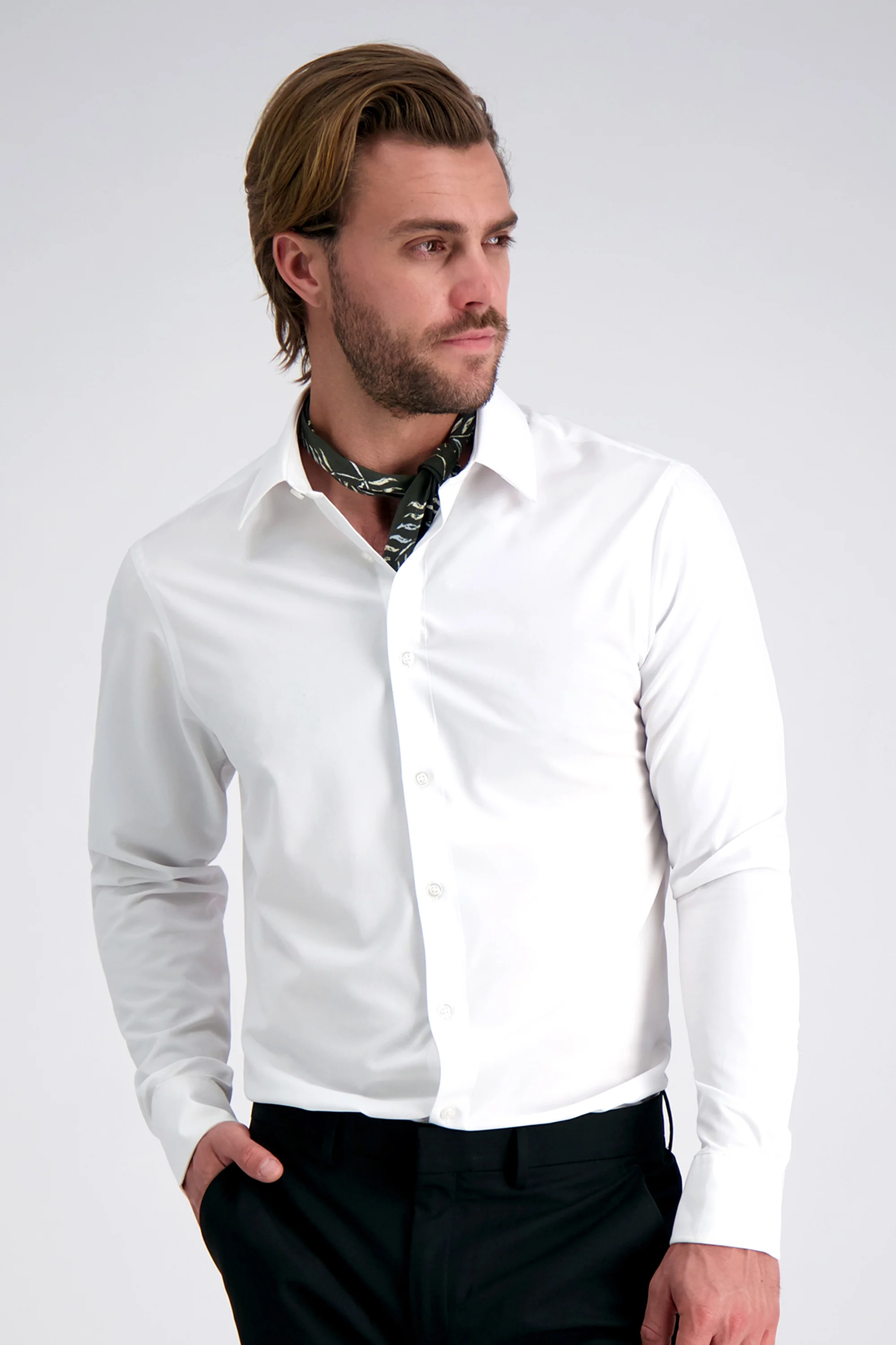 Performance Stretch Dress Shirt - White
