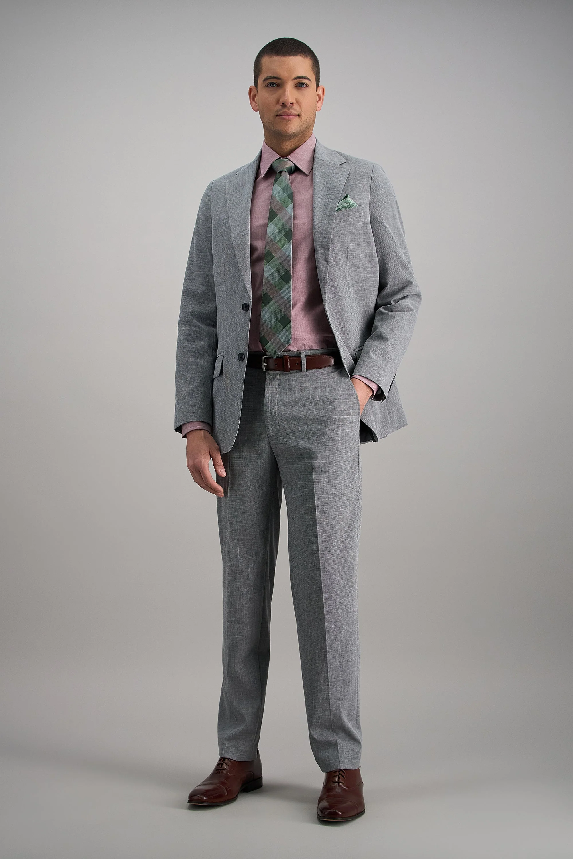 Premium Comfort Dress Shirt - Burgundy - Image 3