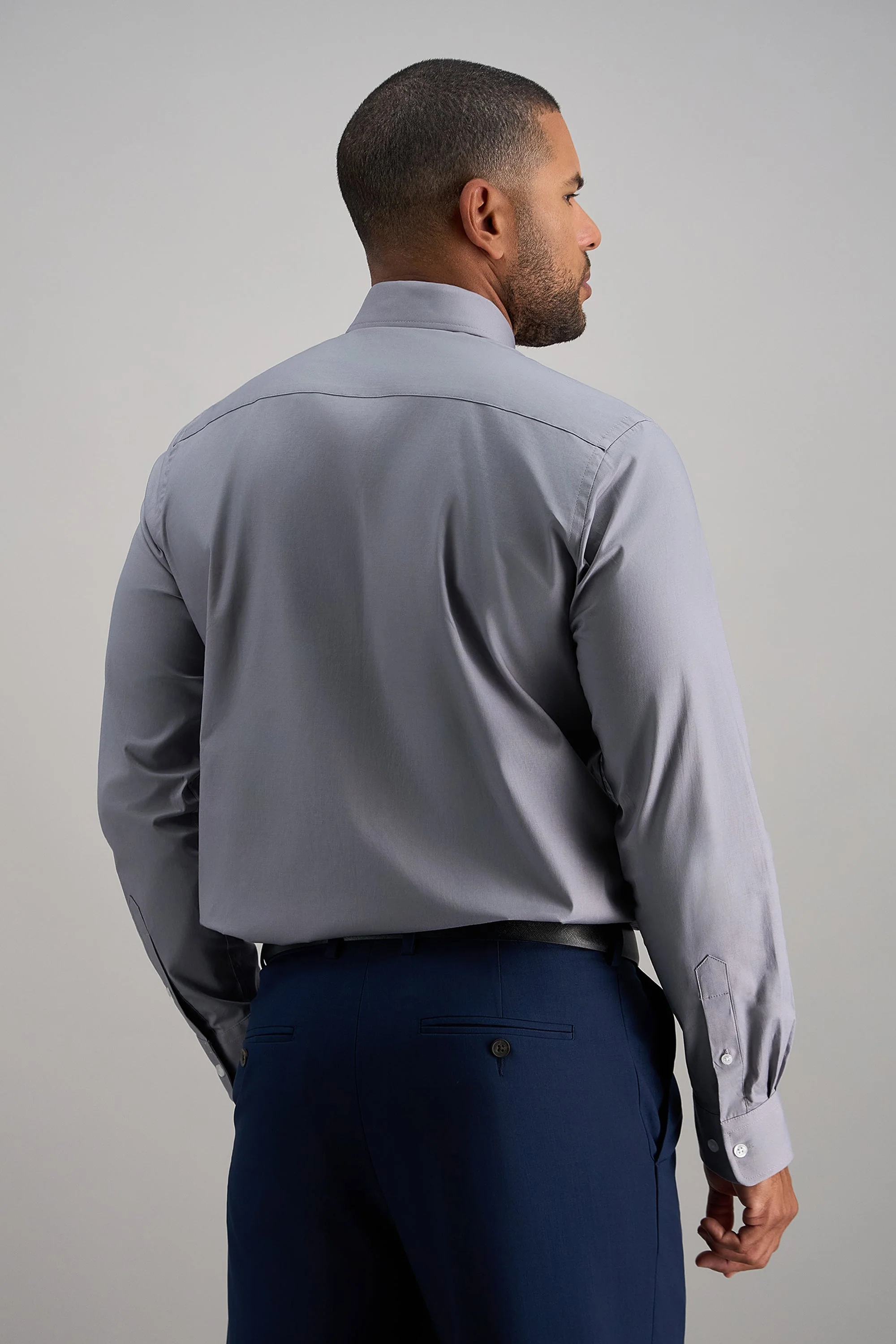 Premium Comfort Dress Shirt - Charcoal - Image 4