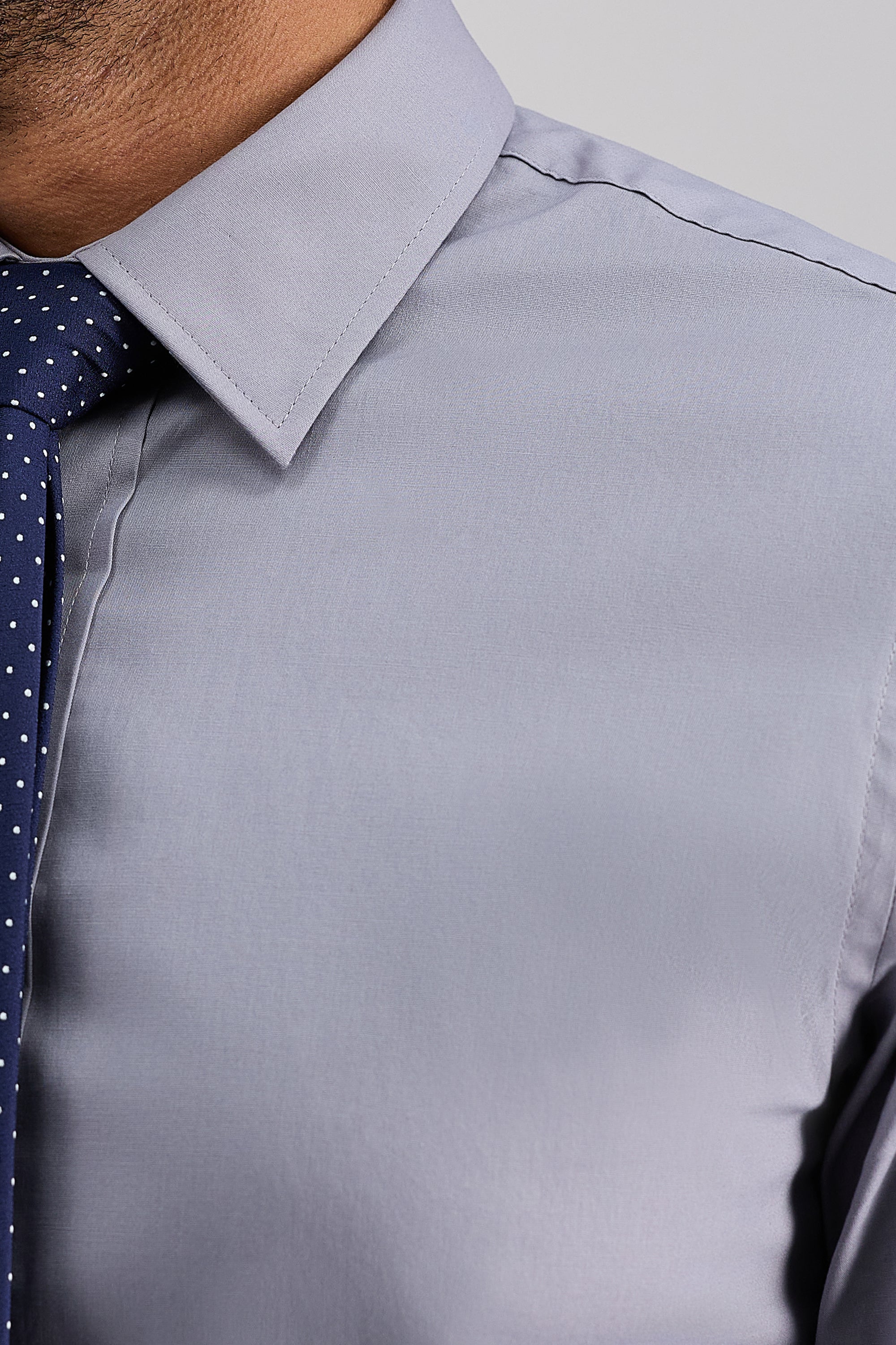 Premium Comfort Dress Shirt - Charcoal - Image 5