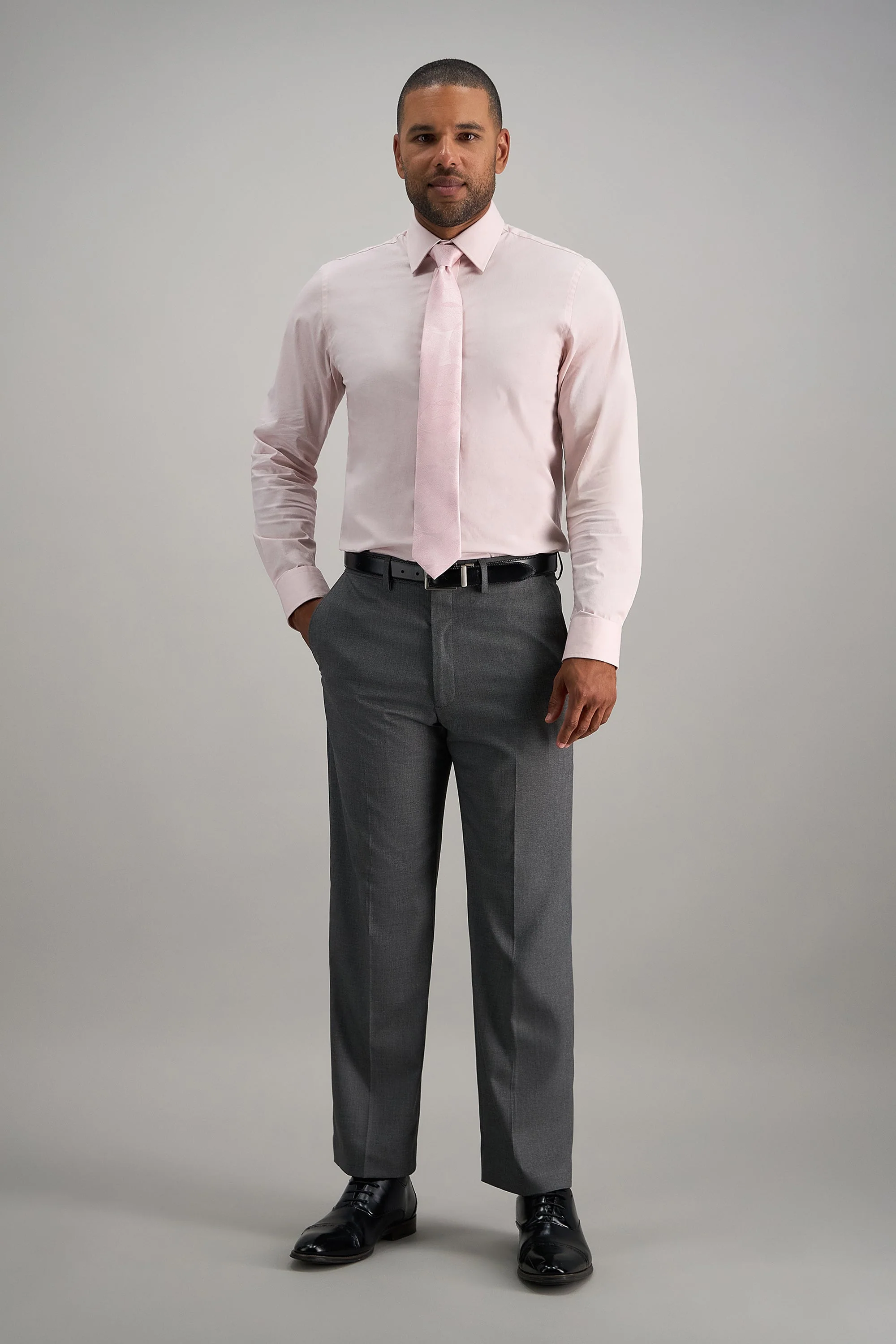 Premium Comfort Dress Shirt - Pink - Image 3
