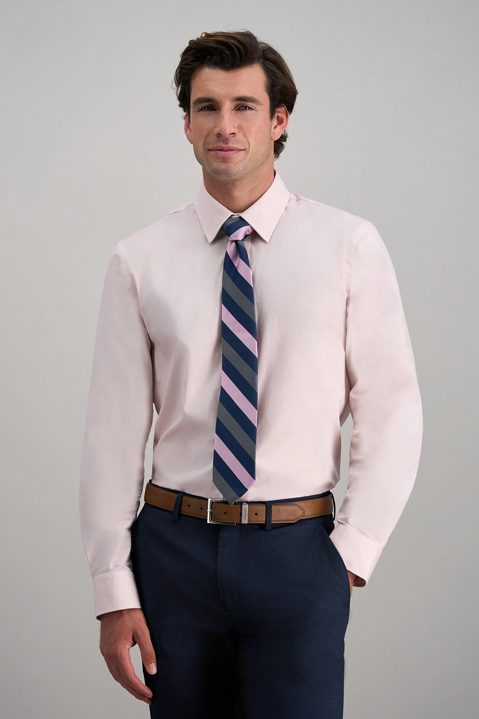 Premium Comfort Dress Shirt - Pink - Image 2