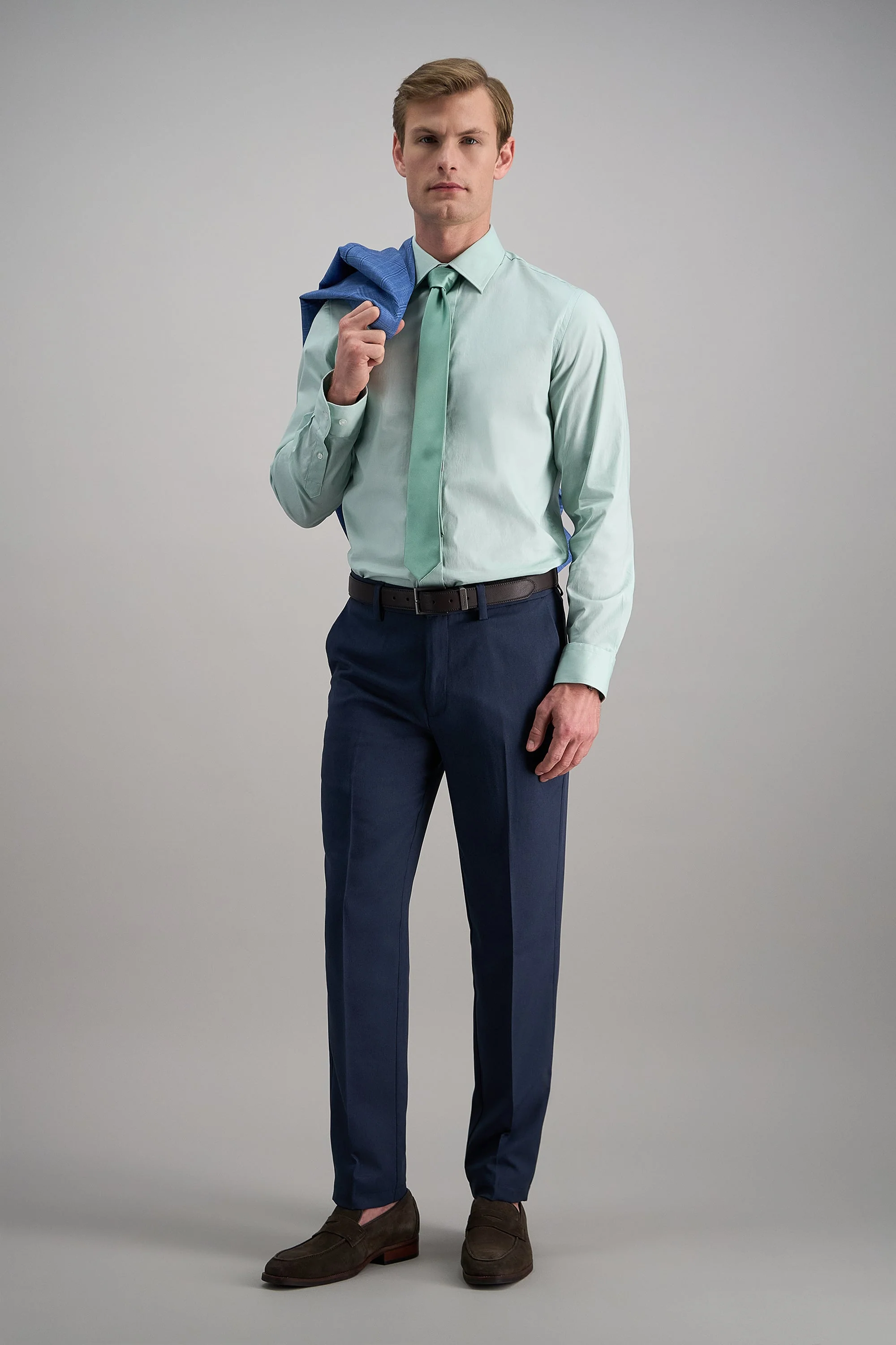 Premium Comfort Dress Shirt - Seafoam - Image 3