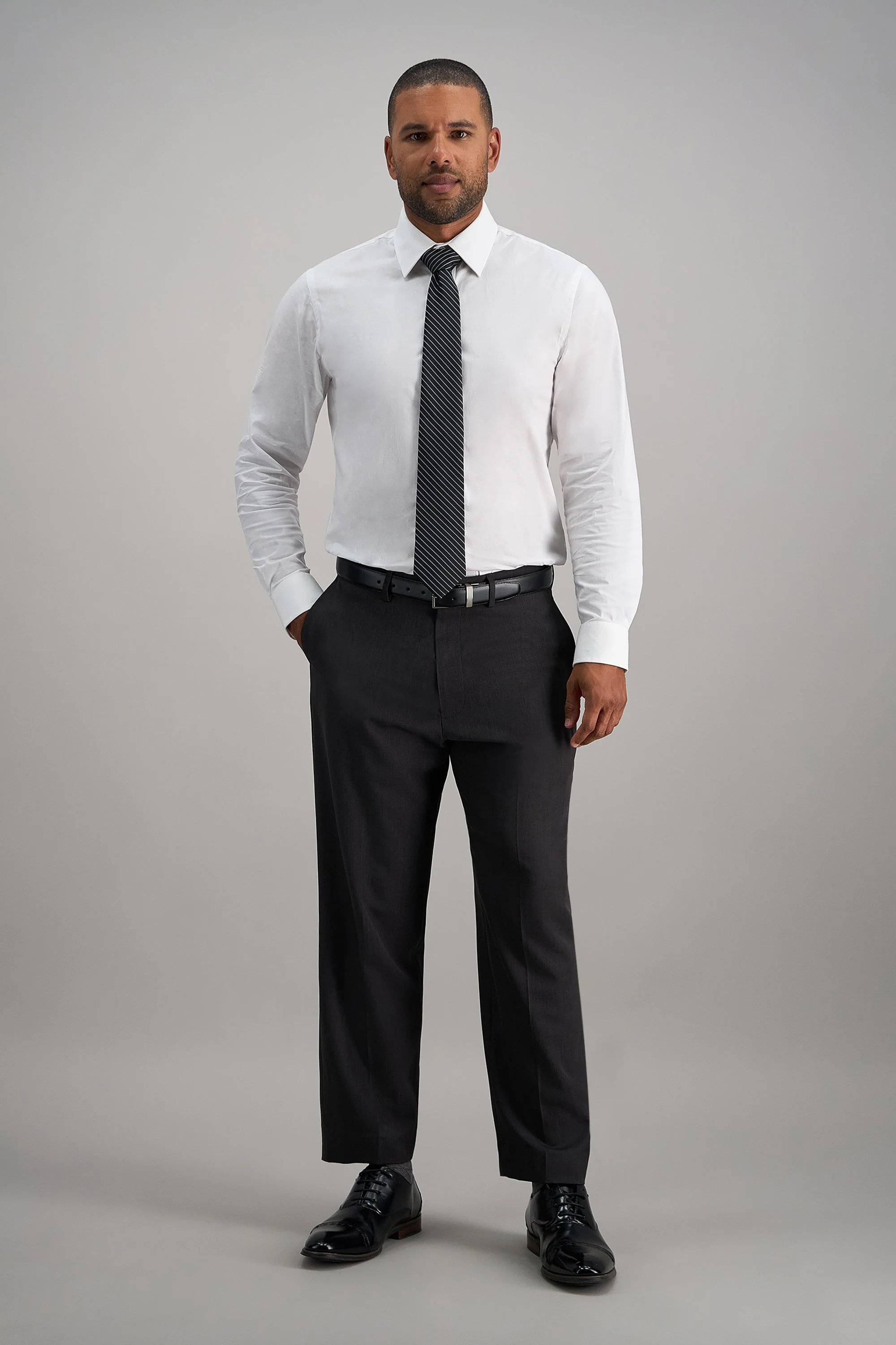 Premium Comfort Dress Shirt - White - Image 3