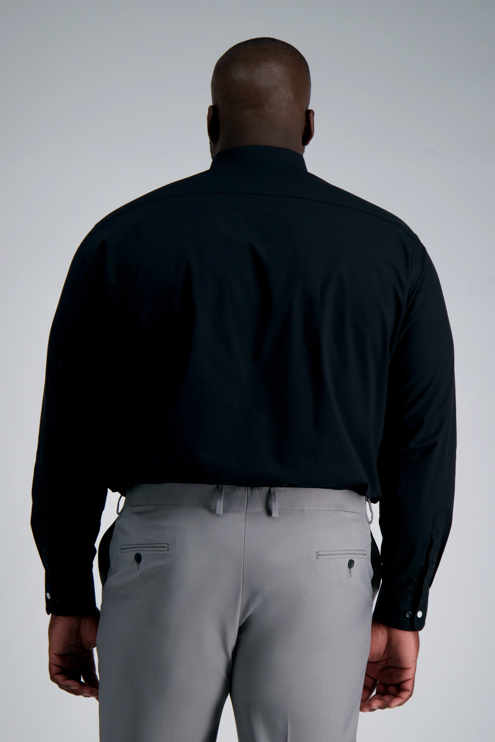 Premium Comfort Tall Dress Shirt - Black - Image 2