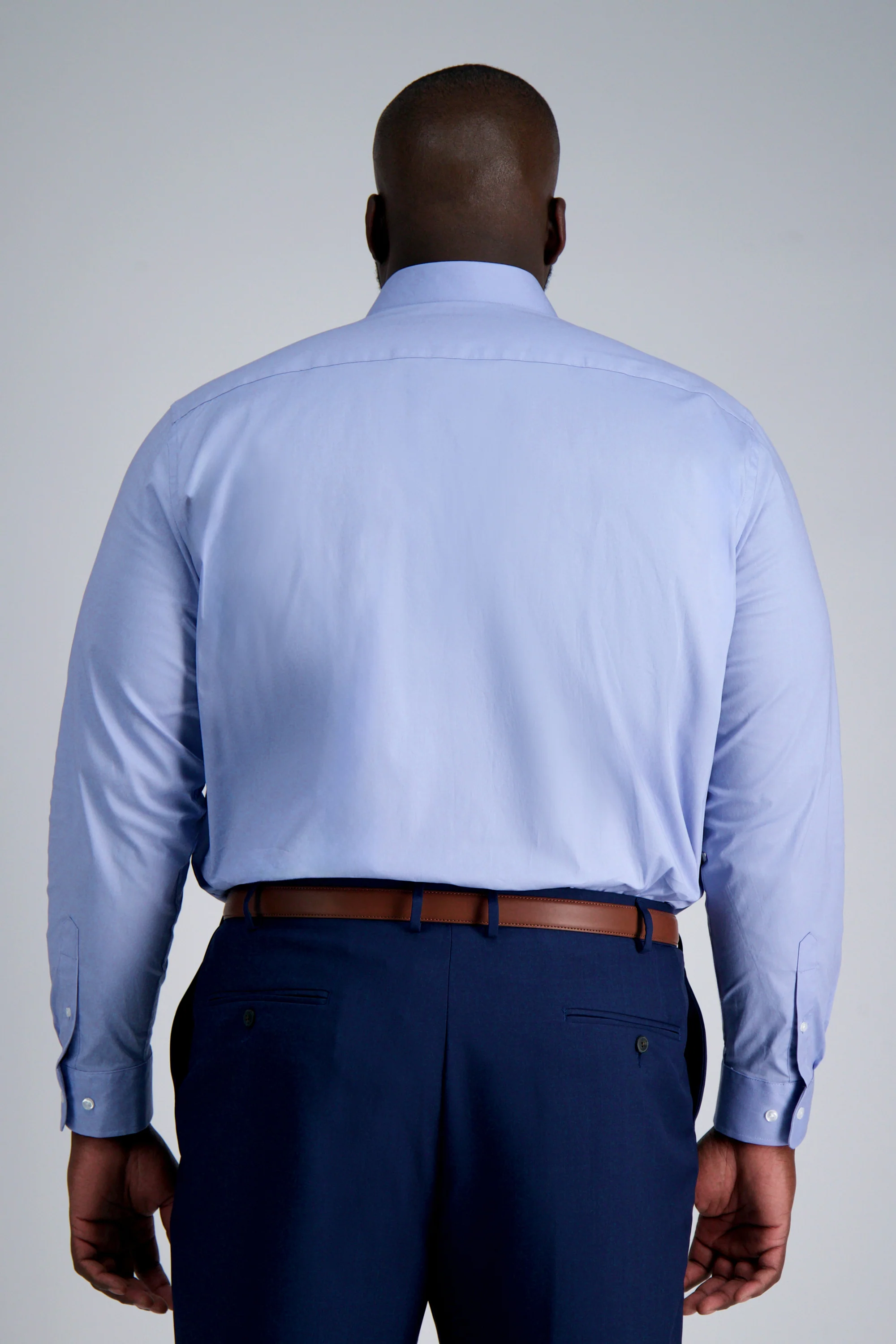 Premium Comfort Tall Dress Shirt - Blue - Image 2