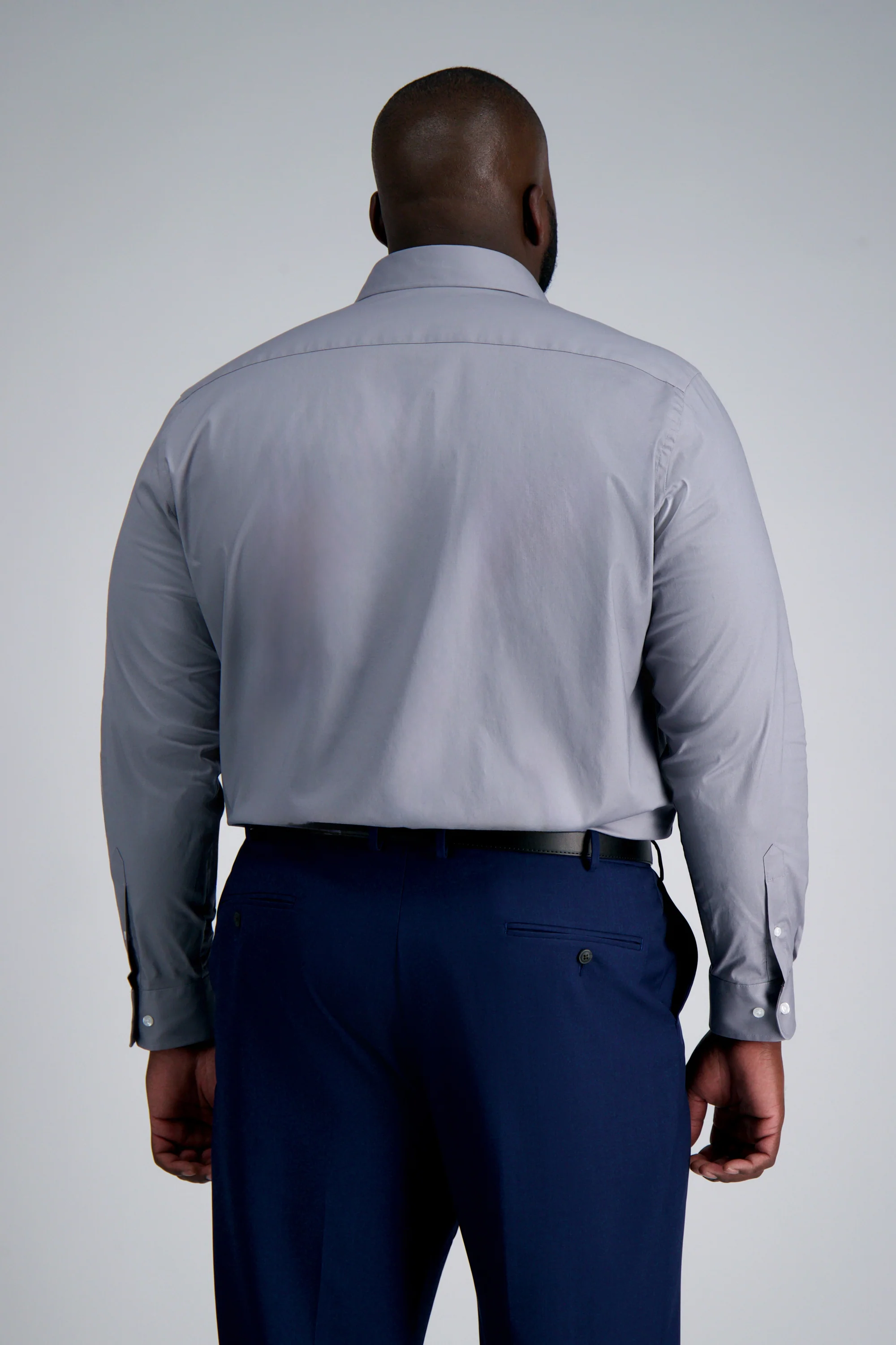 Premium Comfort Tall Dress Shirt - Charcoal - Image 2