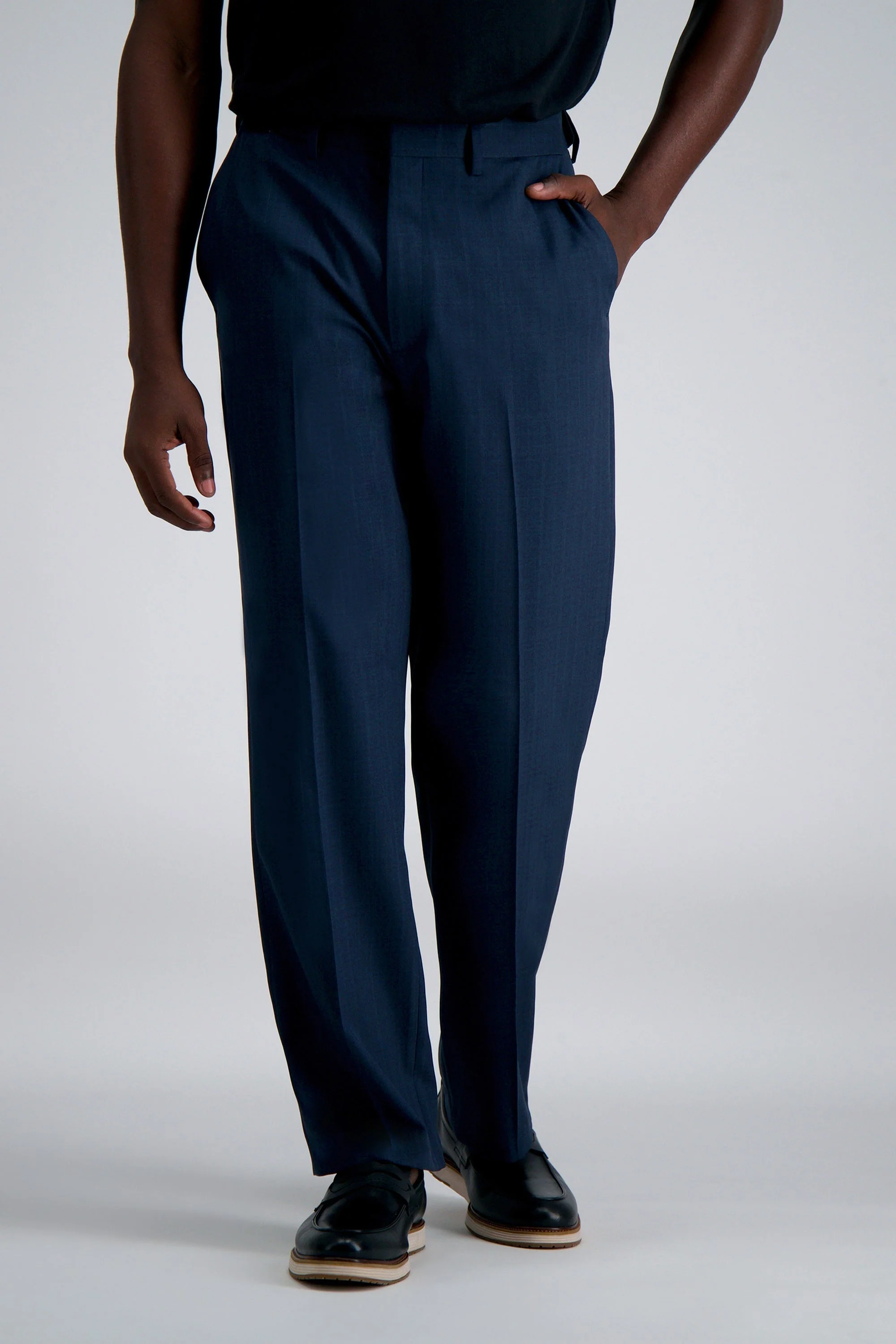 Premium Comfort Tonal Windowpane Dress Pant