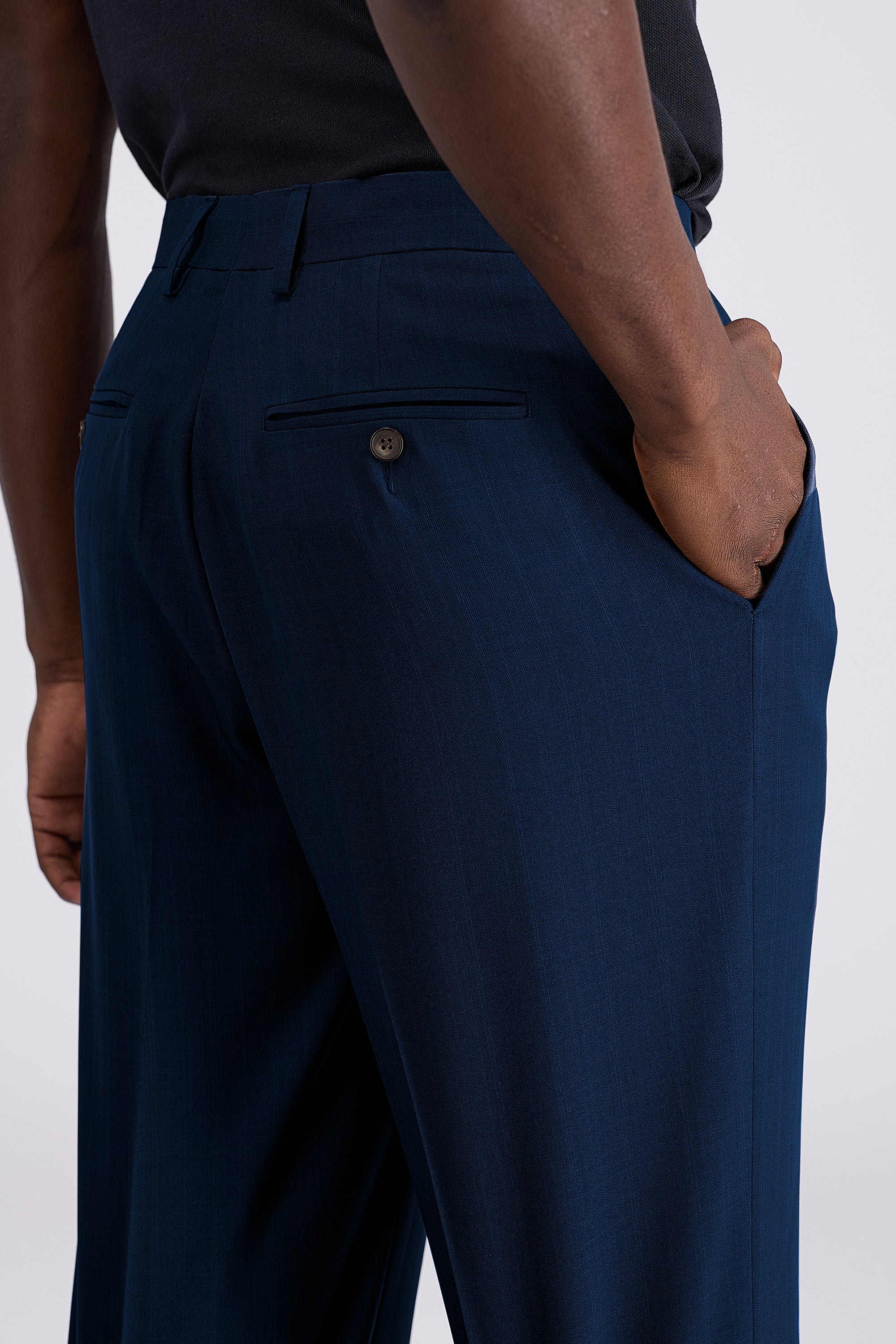 Premium Comfort Tonal Windowpane Dress Pant - Image 2