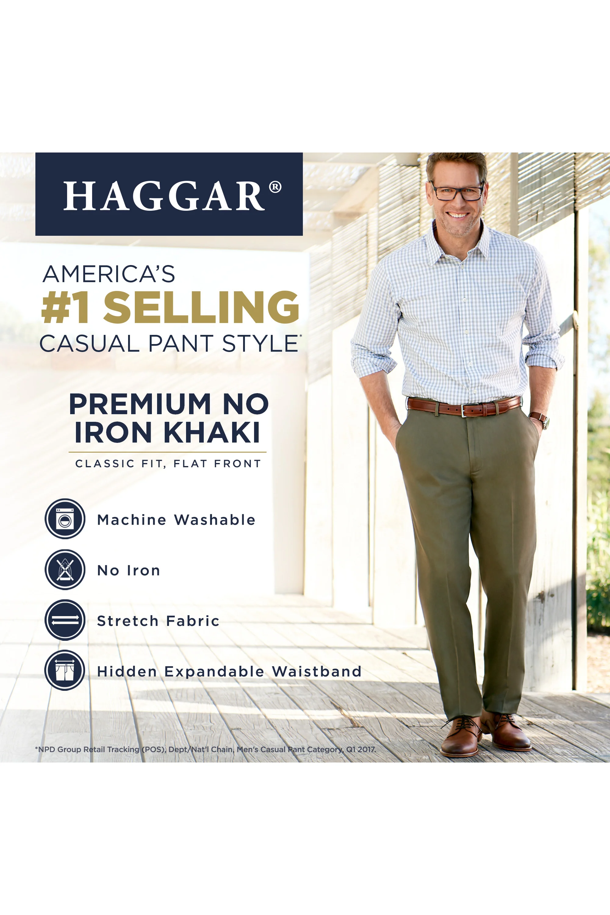 Premium No Iron Khaki Heatherㅤ - Image 13