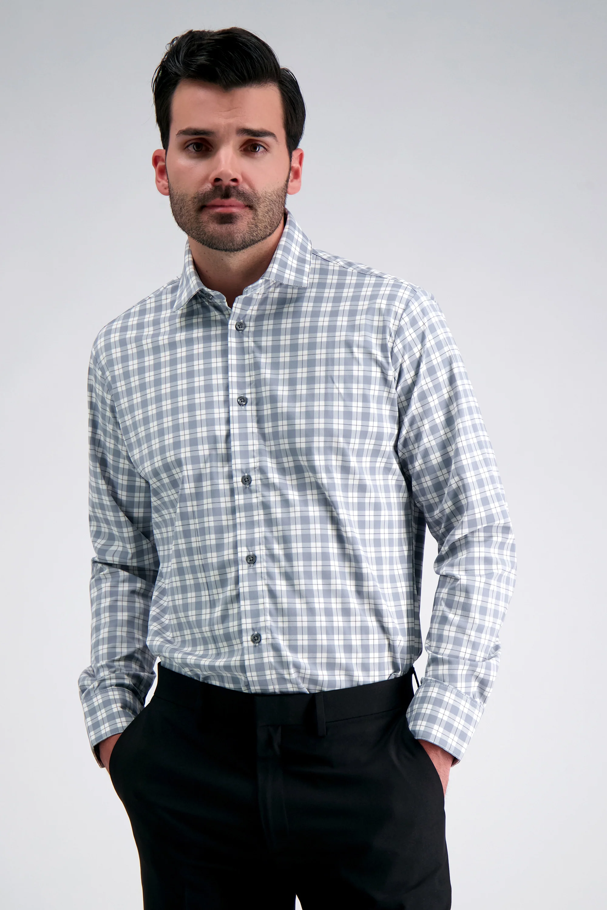 Premium Performance Dress Shirt - Multi Check