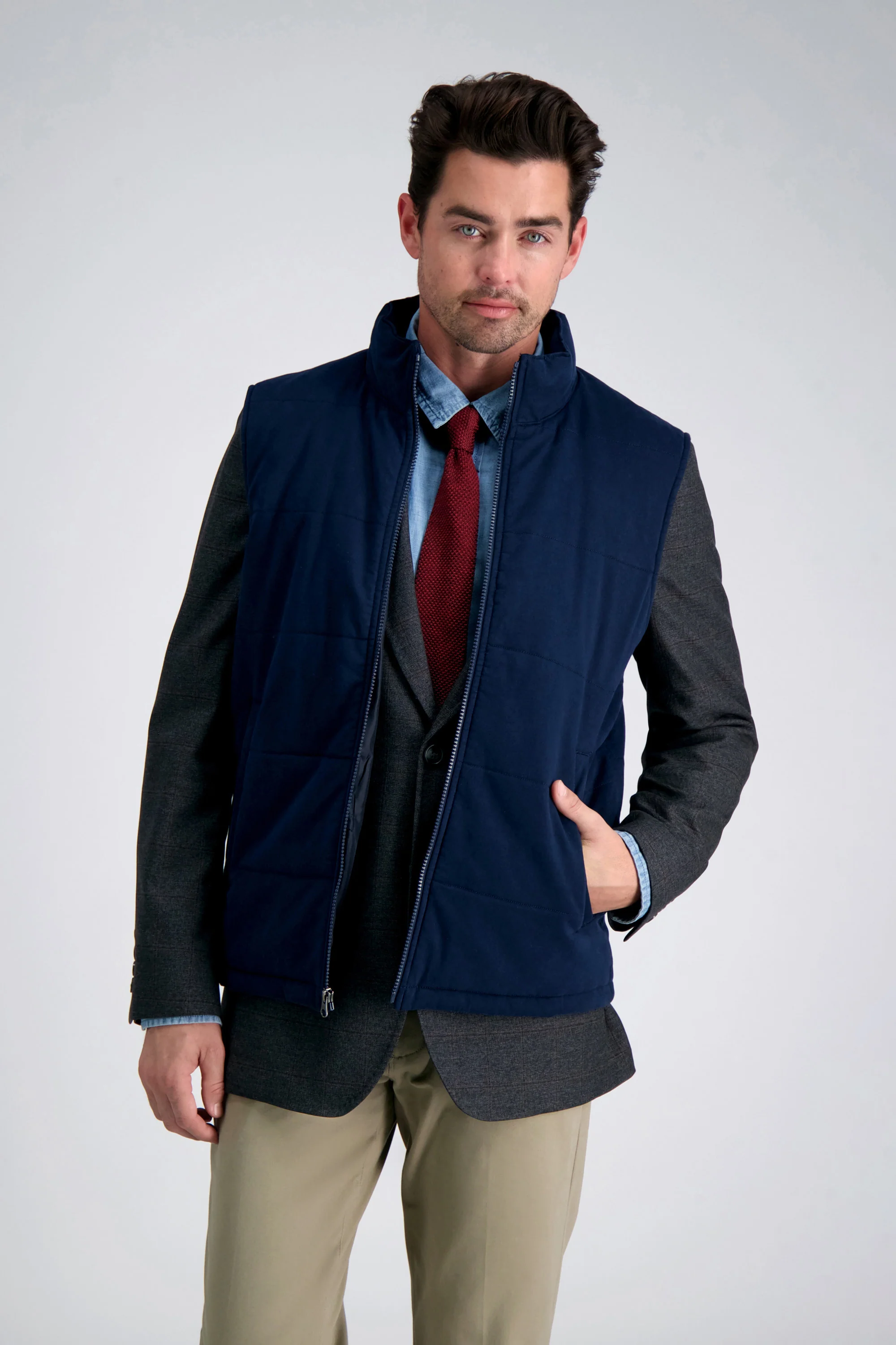Puffer Vest - Moleskin - Image 5