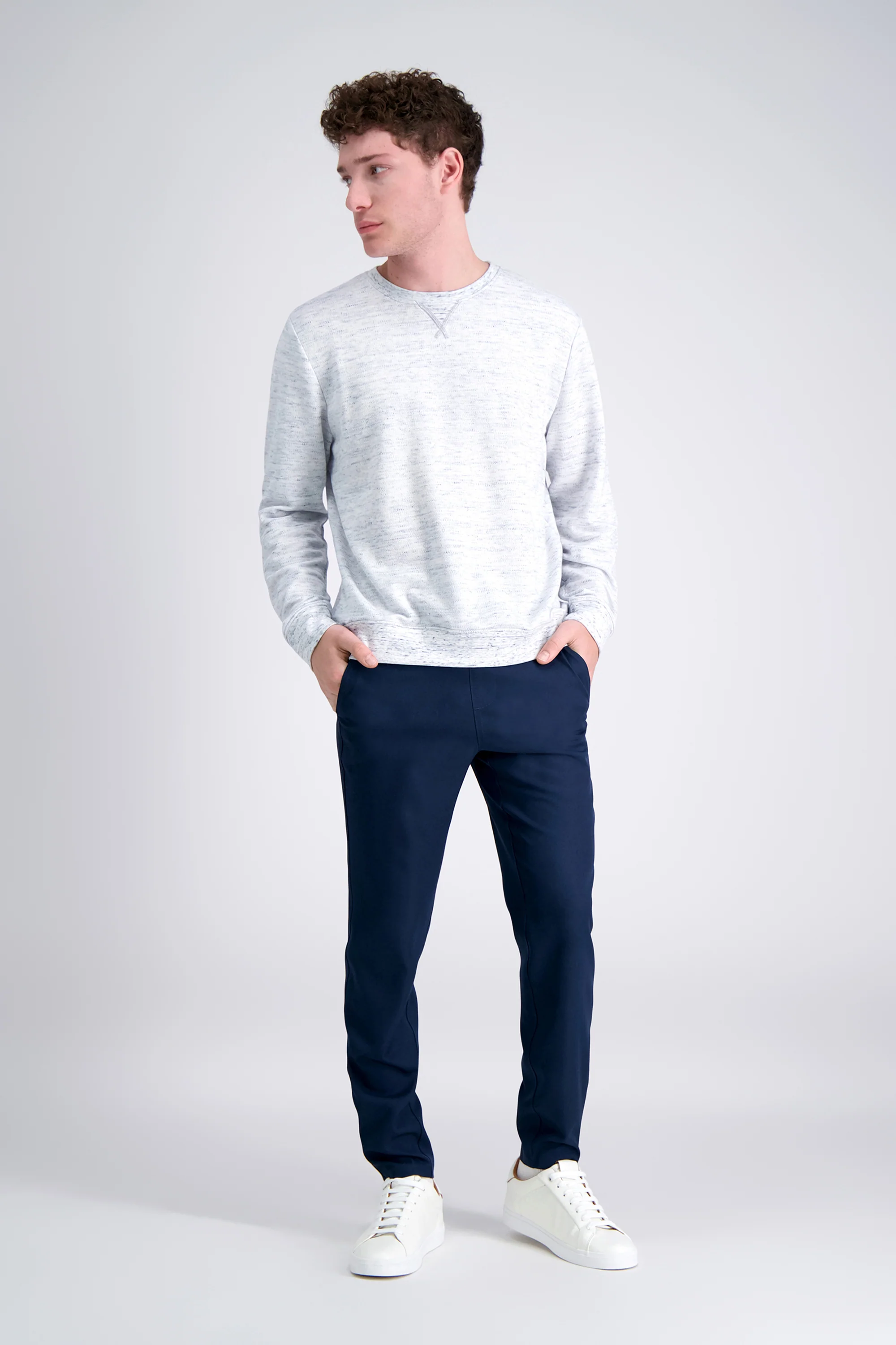 Pullover Jersey Sweatshirt - White - Image 3