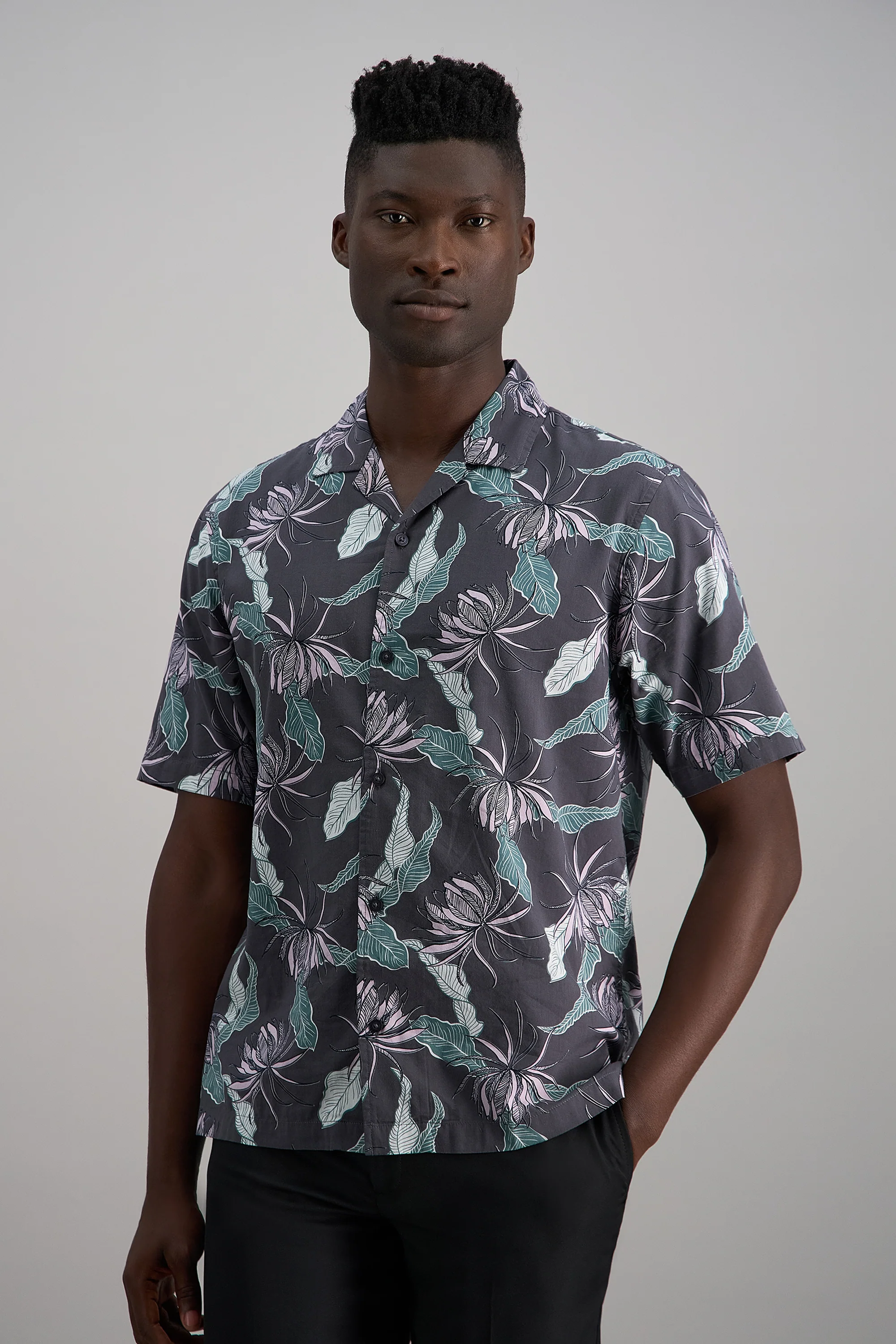Short Sleeve Camp Shirt - Image 11