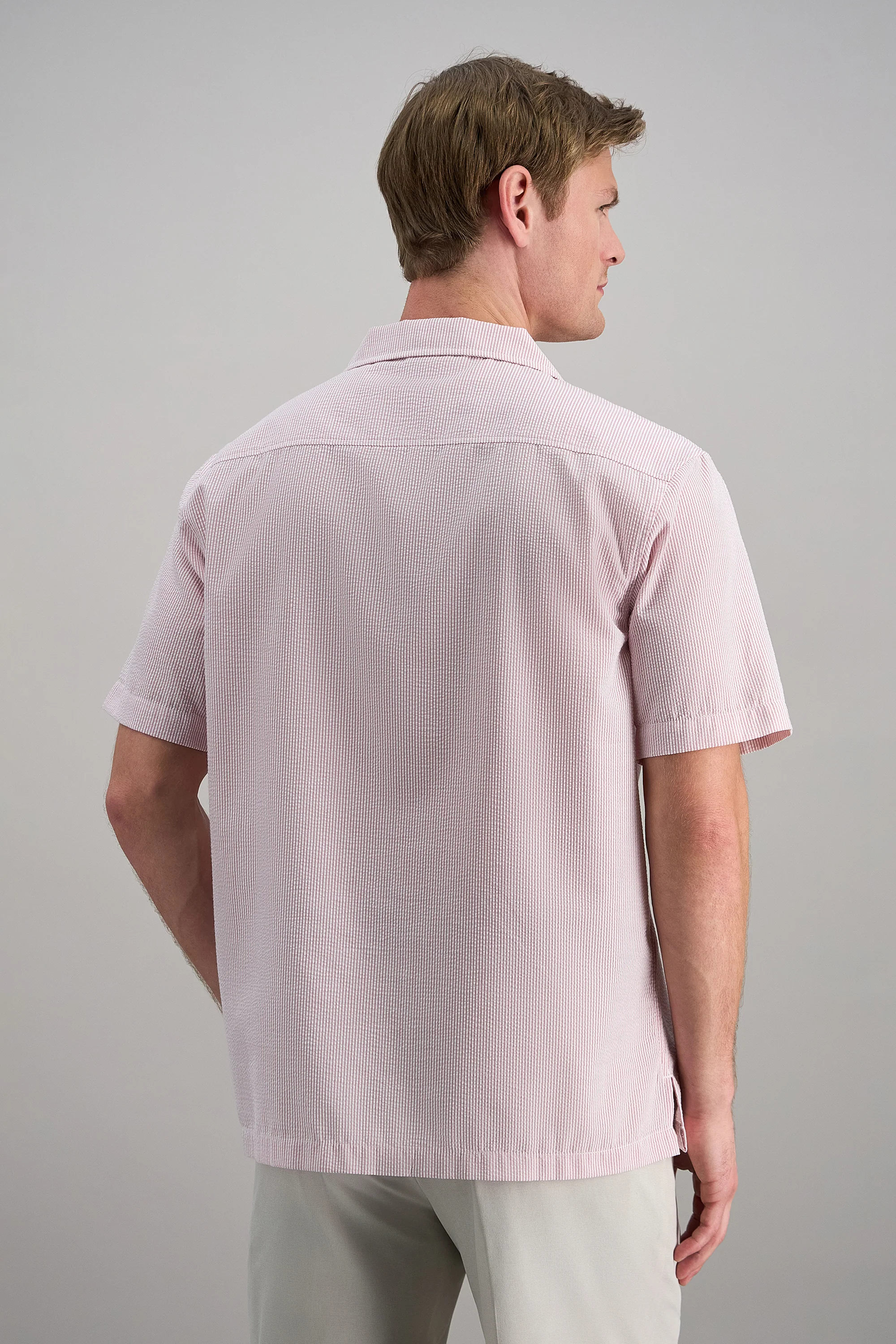 Short Sleeve Seersucker Camp Shirt - Image 8