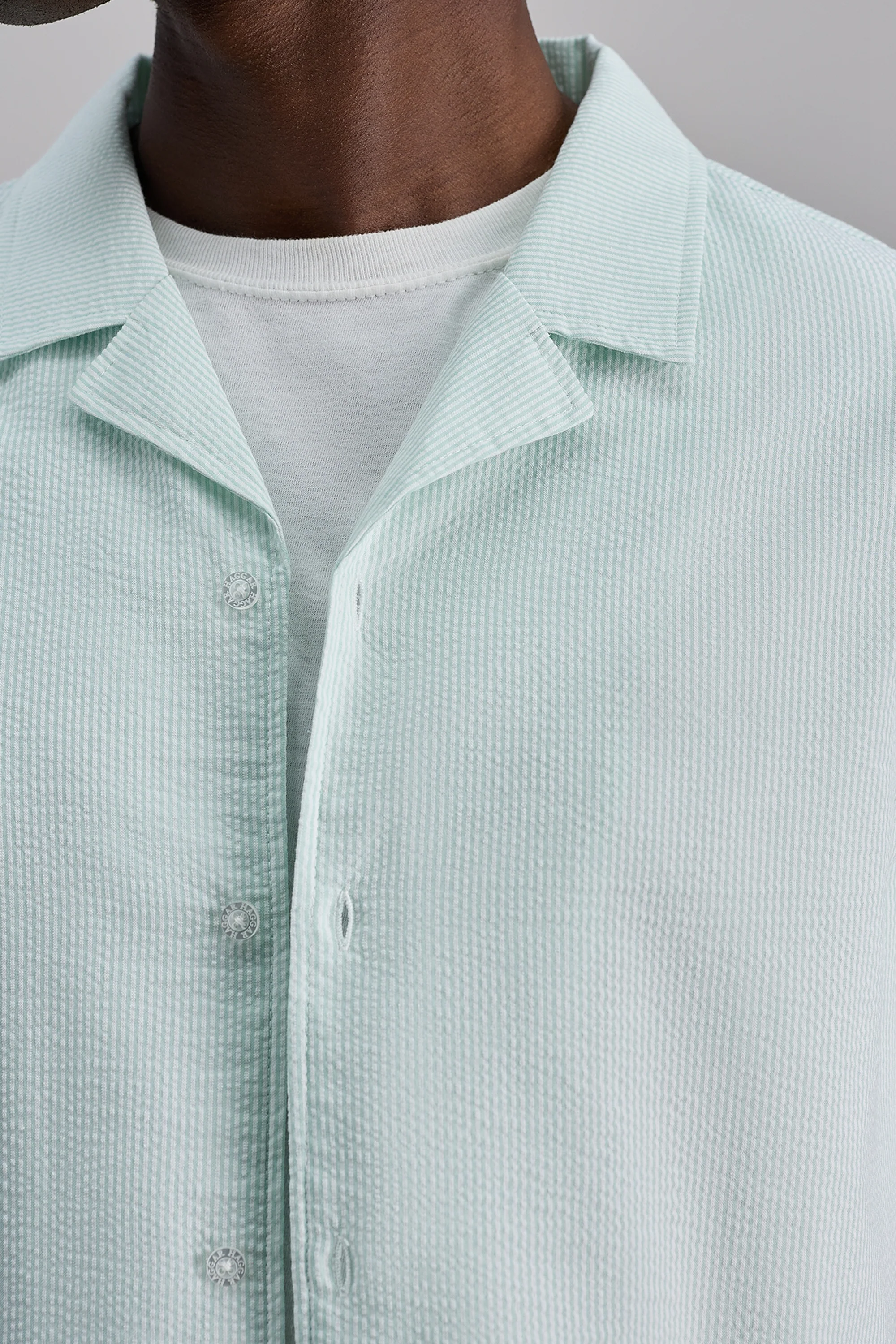 Short Sleeve Seersucker Camp Shirt - Image 10