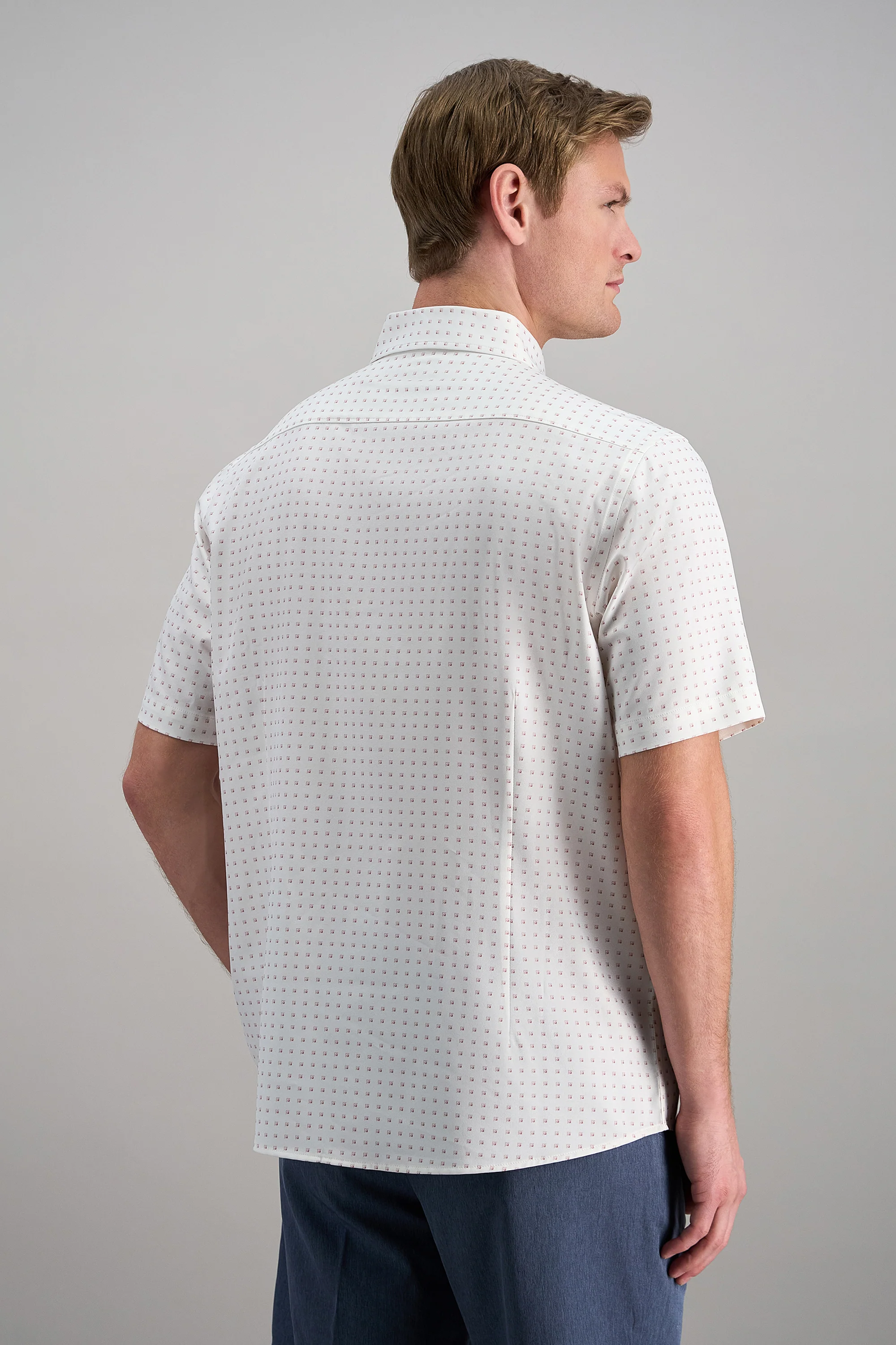 Short Sleeve Performance Button-Down Shirt - Image 8