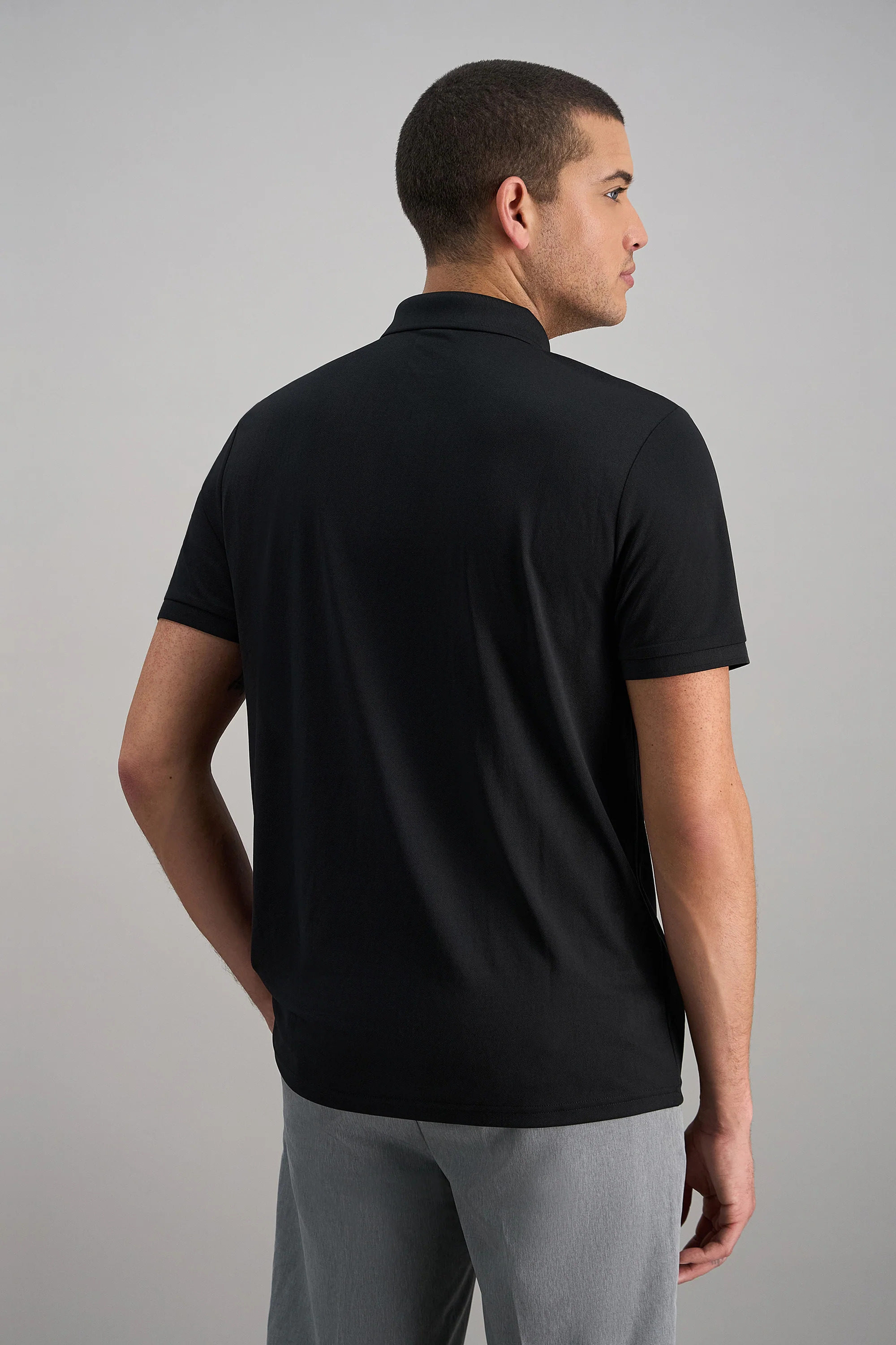 Short Sleeve Pique Polo - Image 4
