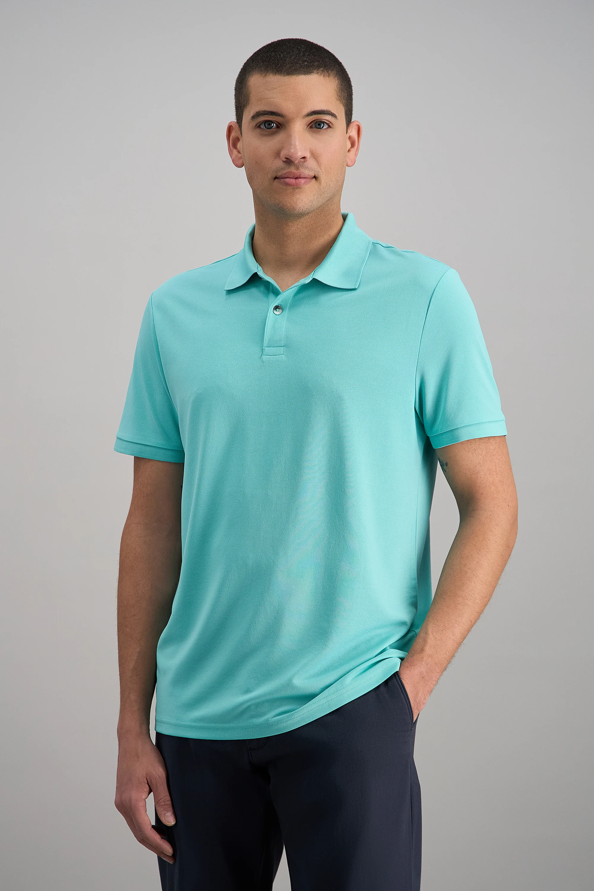 Short Sleeve Pique Polo - Image 9