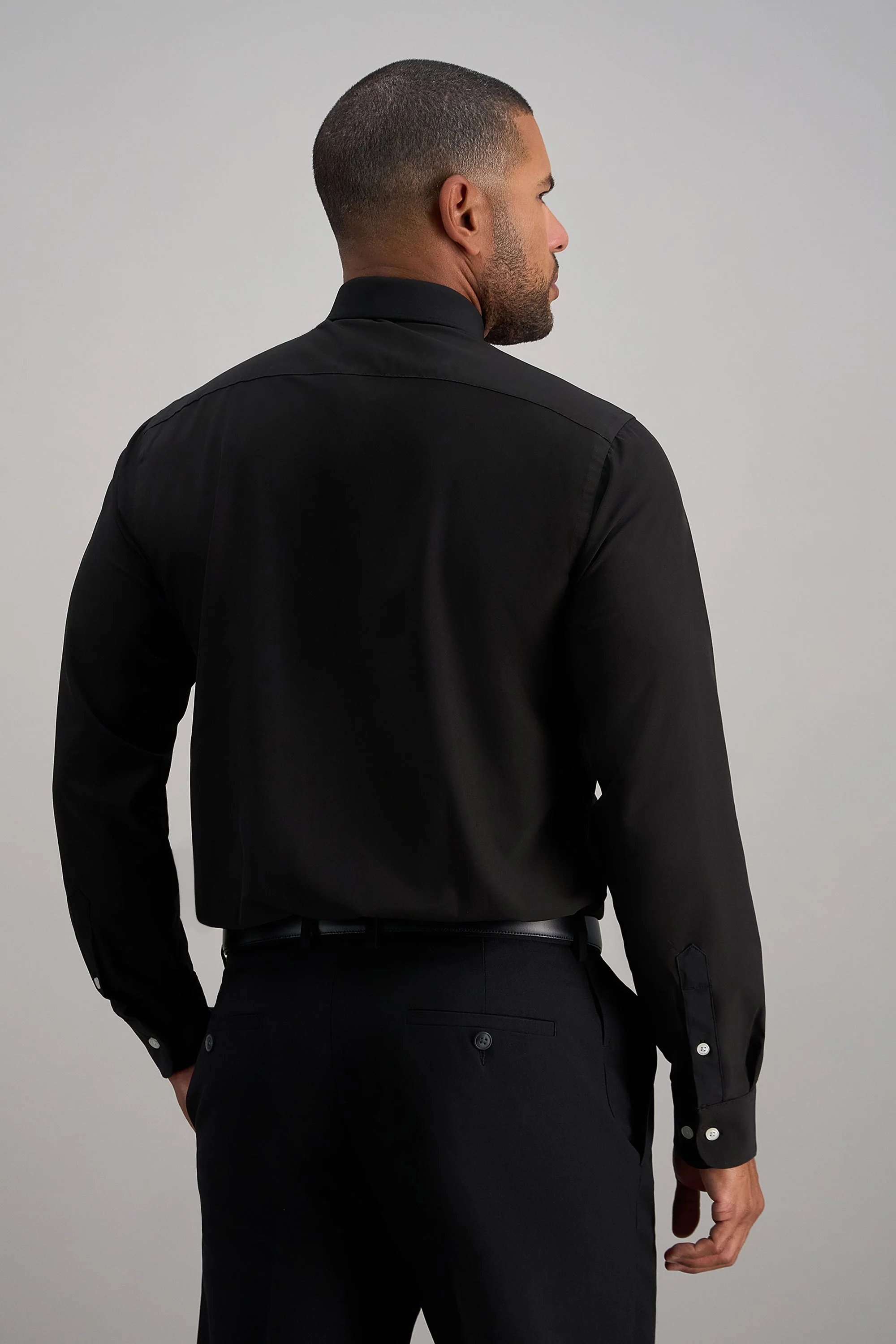 Smart Wash® Dress Shirt - Black - Image 4