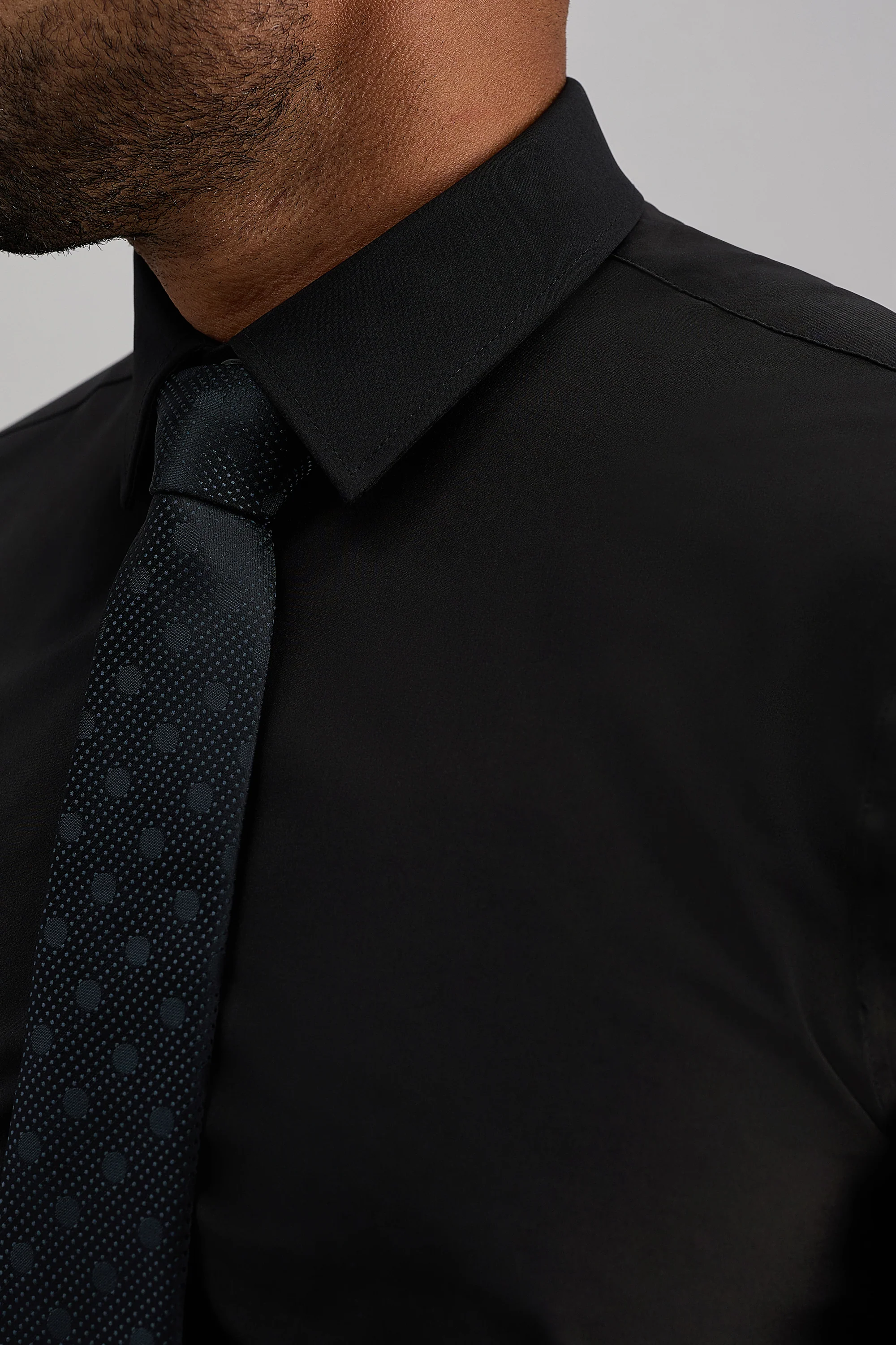 Smart Wash® Dress Shirt - Black - Image 5