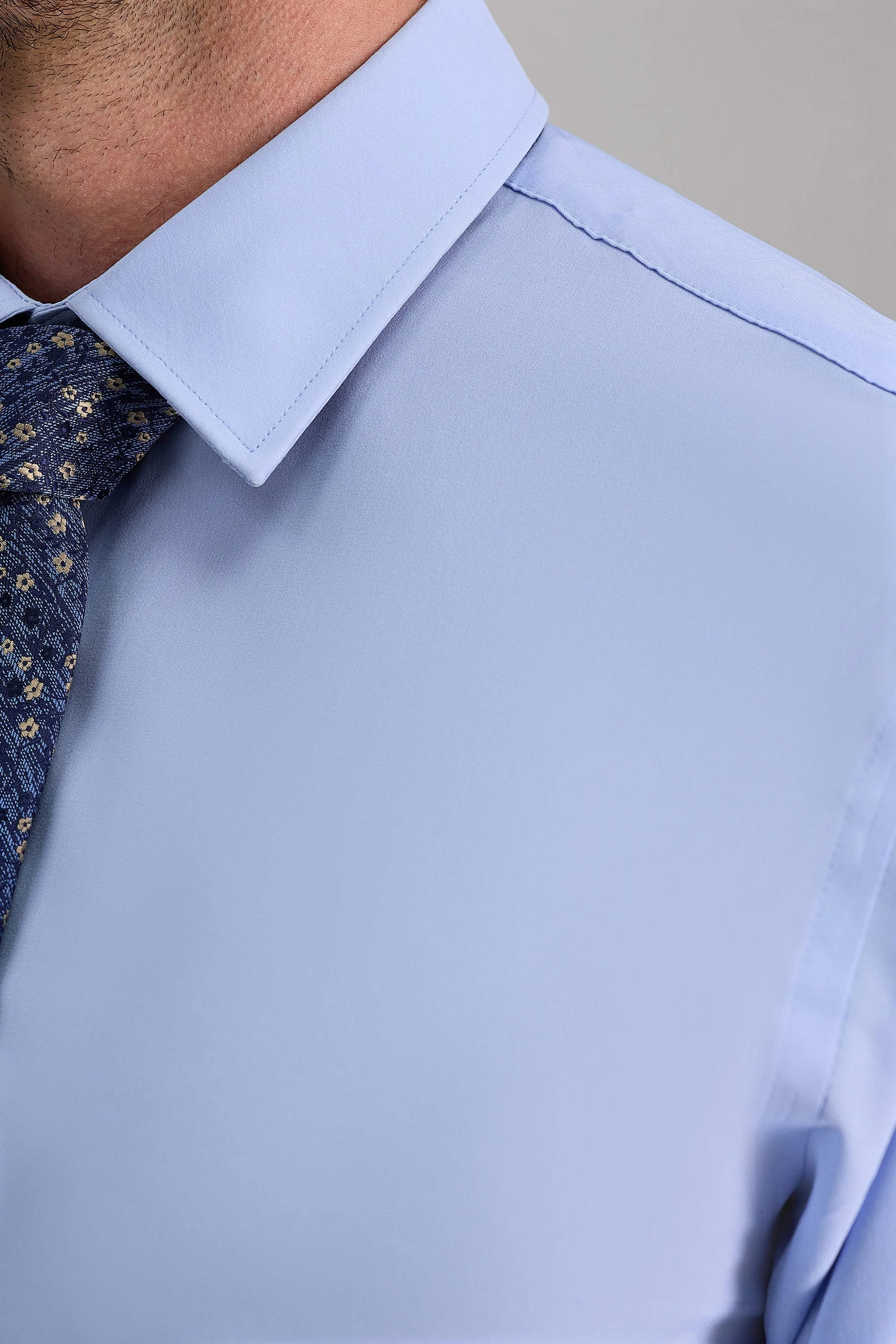 Smart Wash® Dress Shirt - Blue - Image 5
