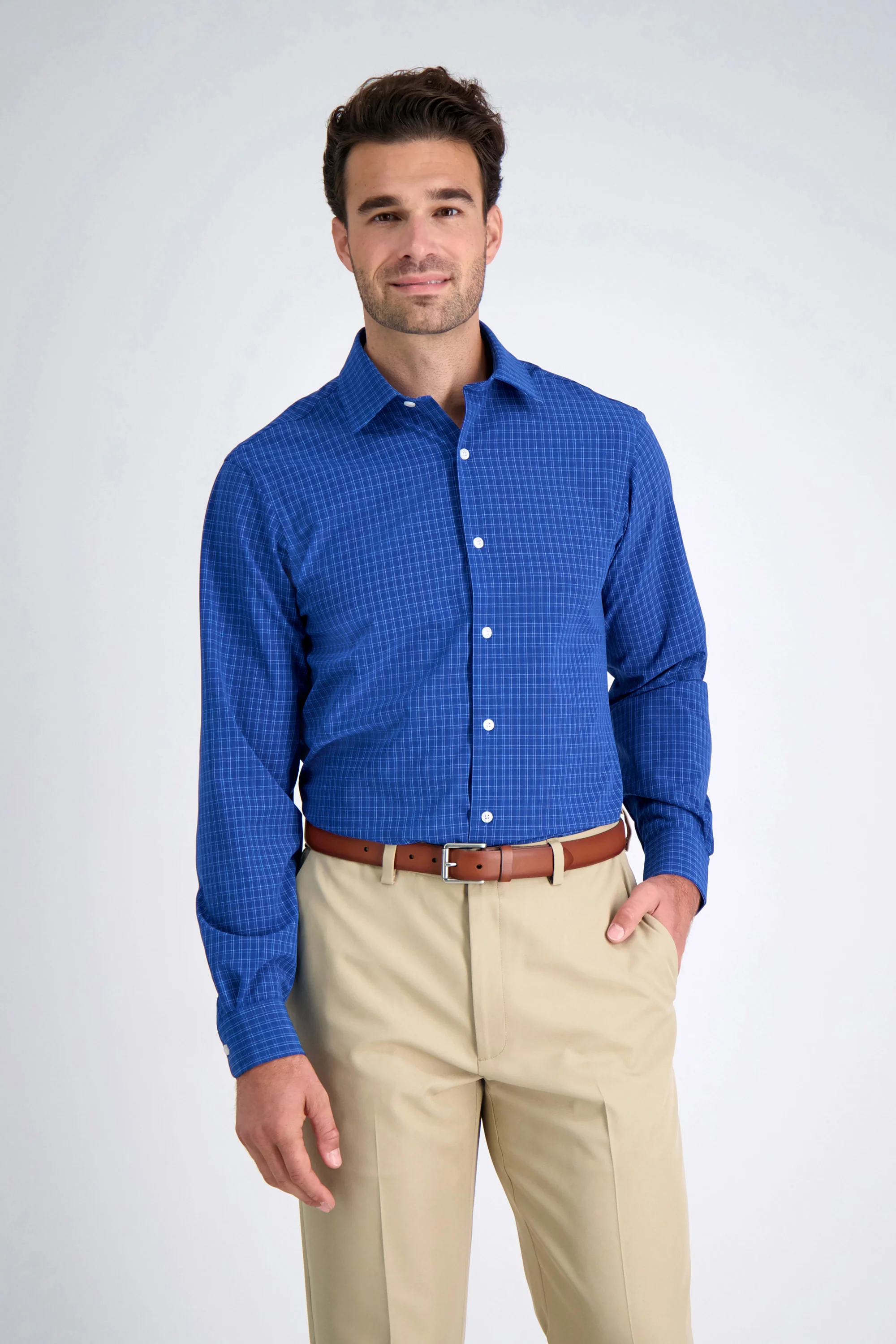 Smart Wash™ Dress Shirt - Check
