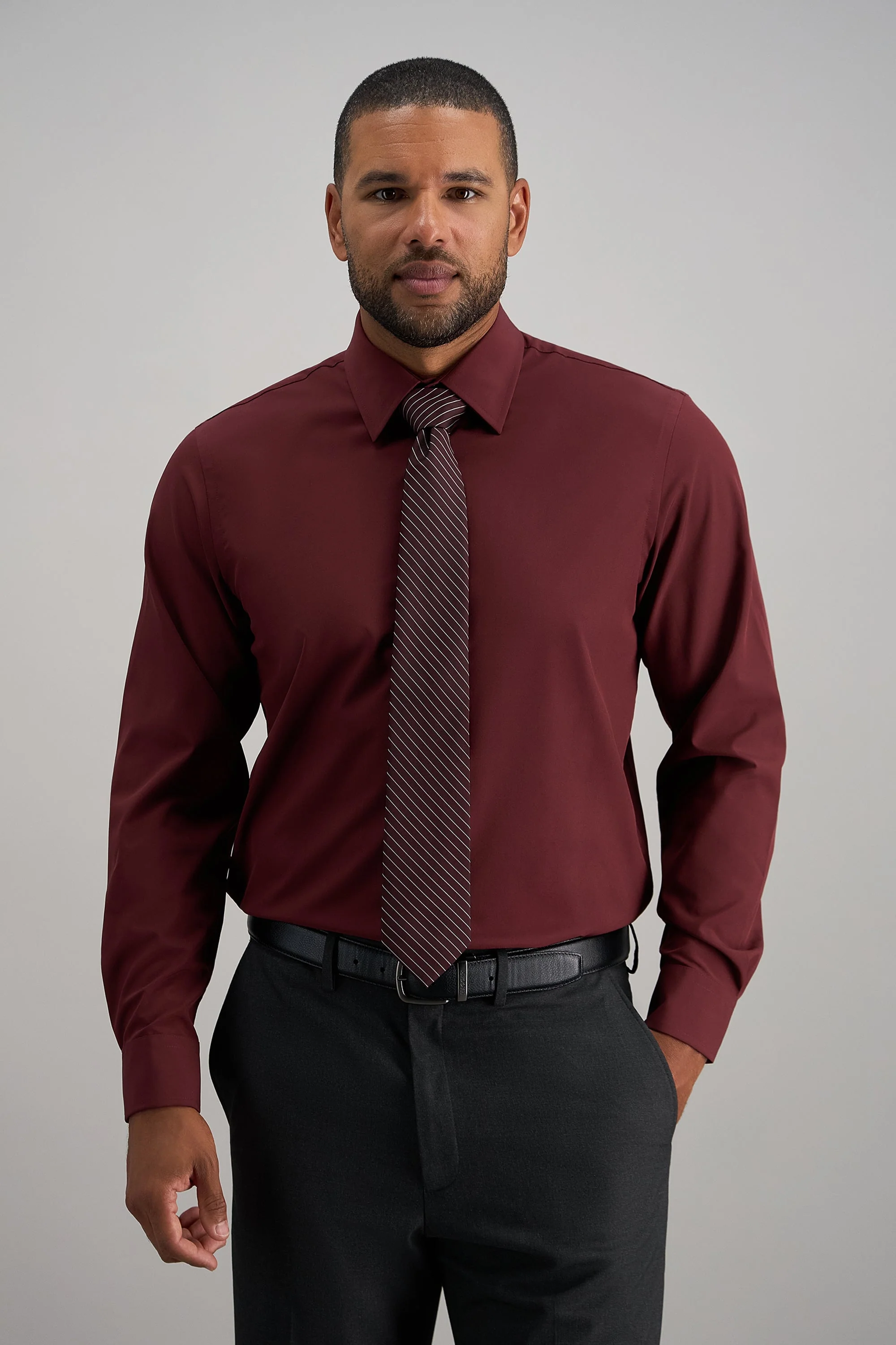 Smart Wash® Dress Shirt - Dewberry - Image 2