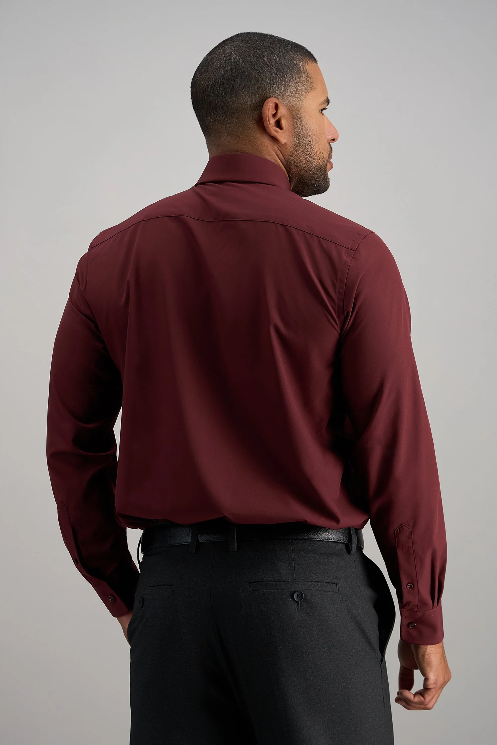 Smart Wash® Dress Shirt - Dewberry - Image 4