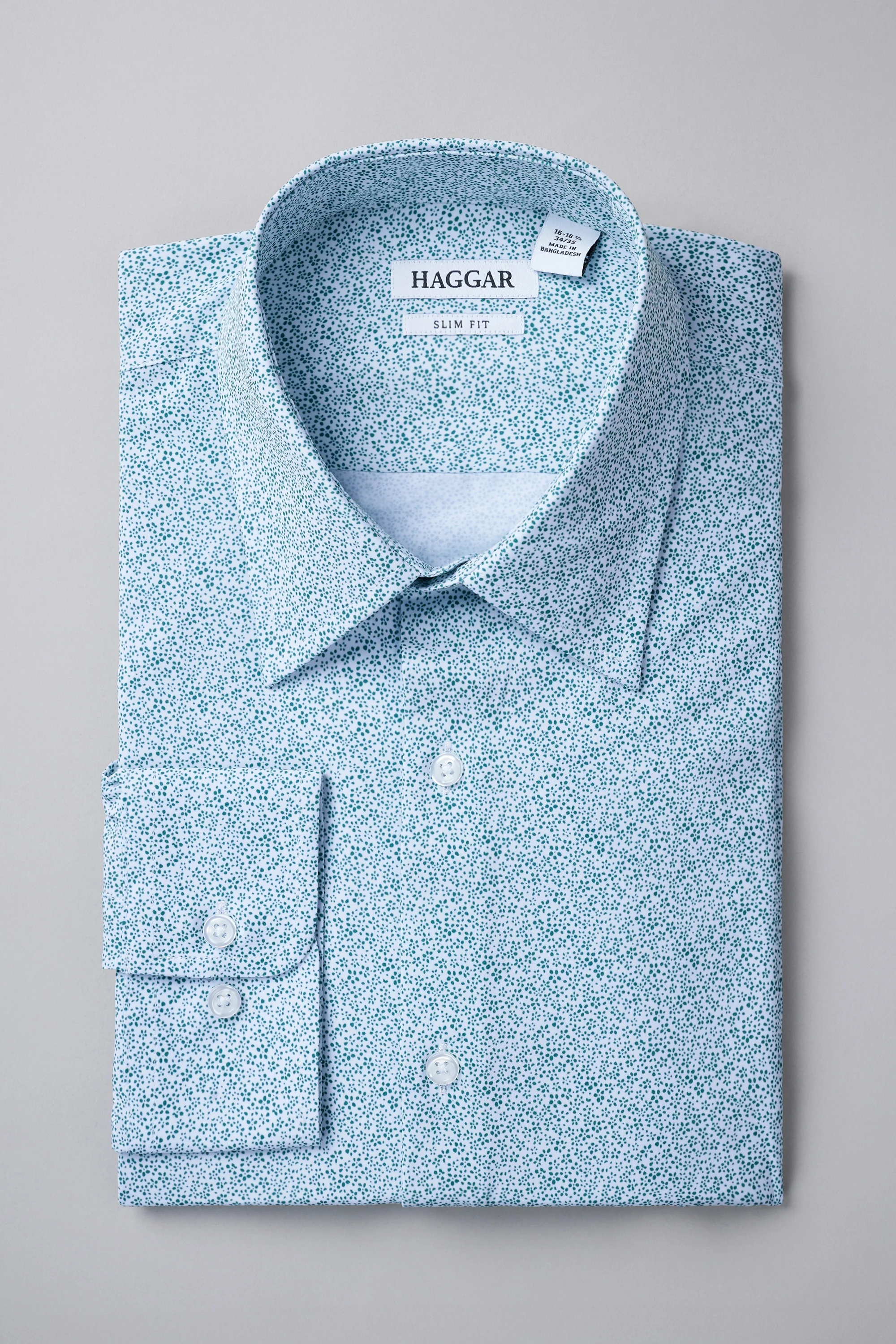 Smart Wash® Dress Shirt - Forest Floral Print