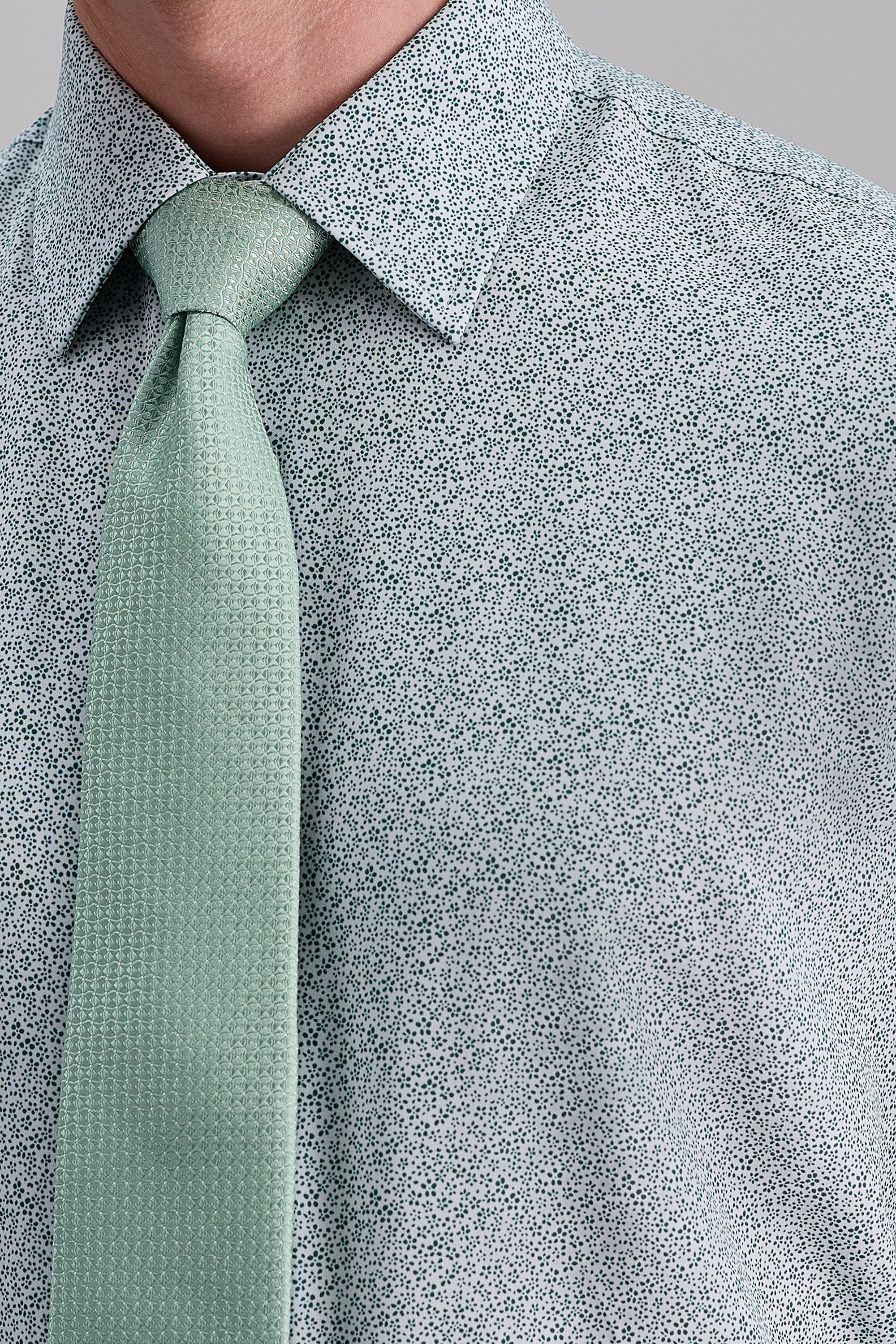 Smart Wash® Dress Shirt - Forest Floral Print - Image 5