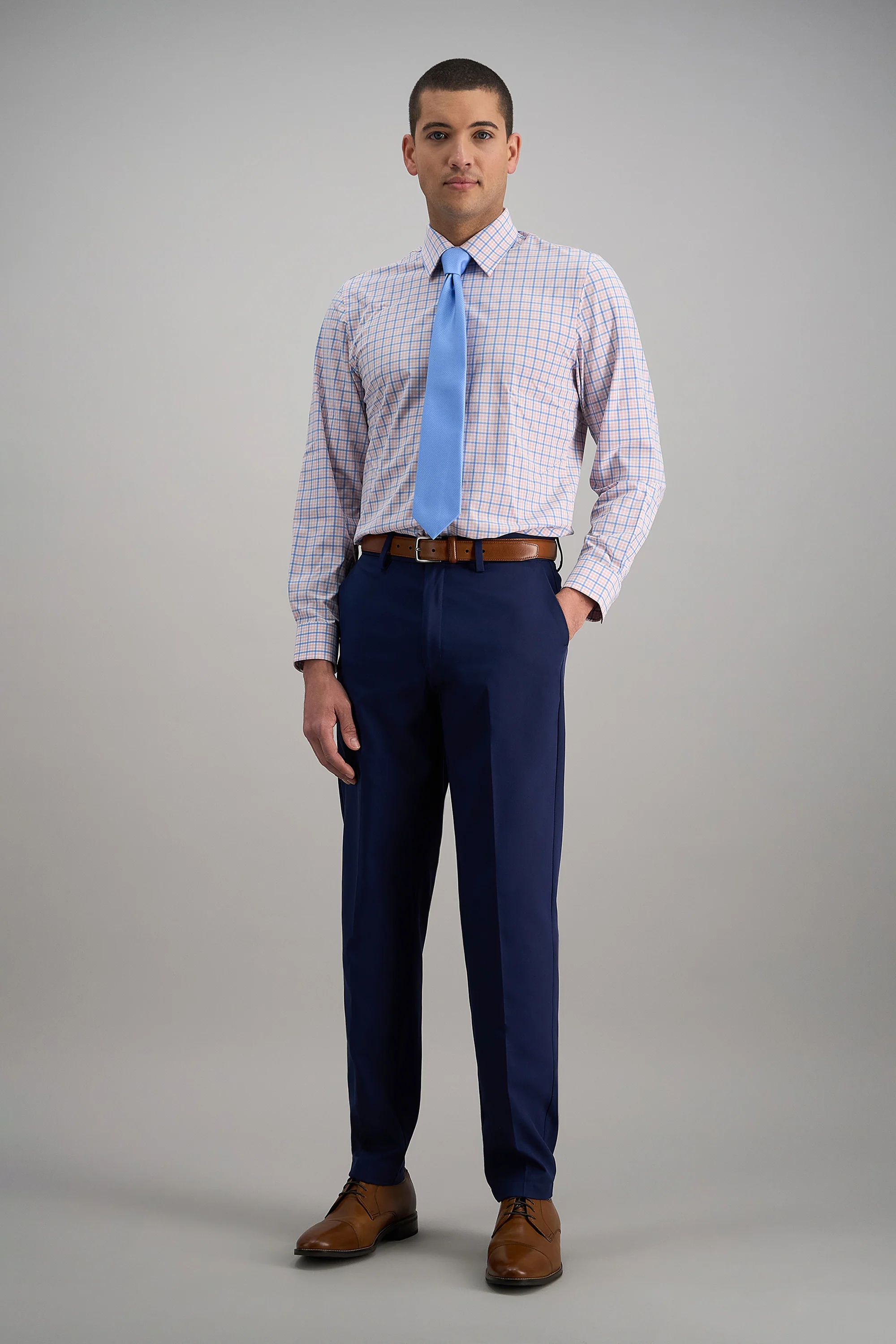 Smart Wash® Dress Shirt - Medium Pink - Image 3