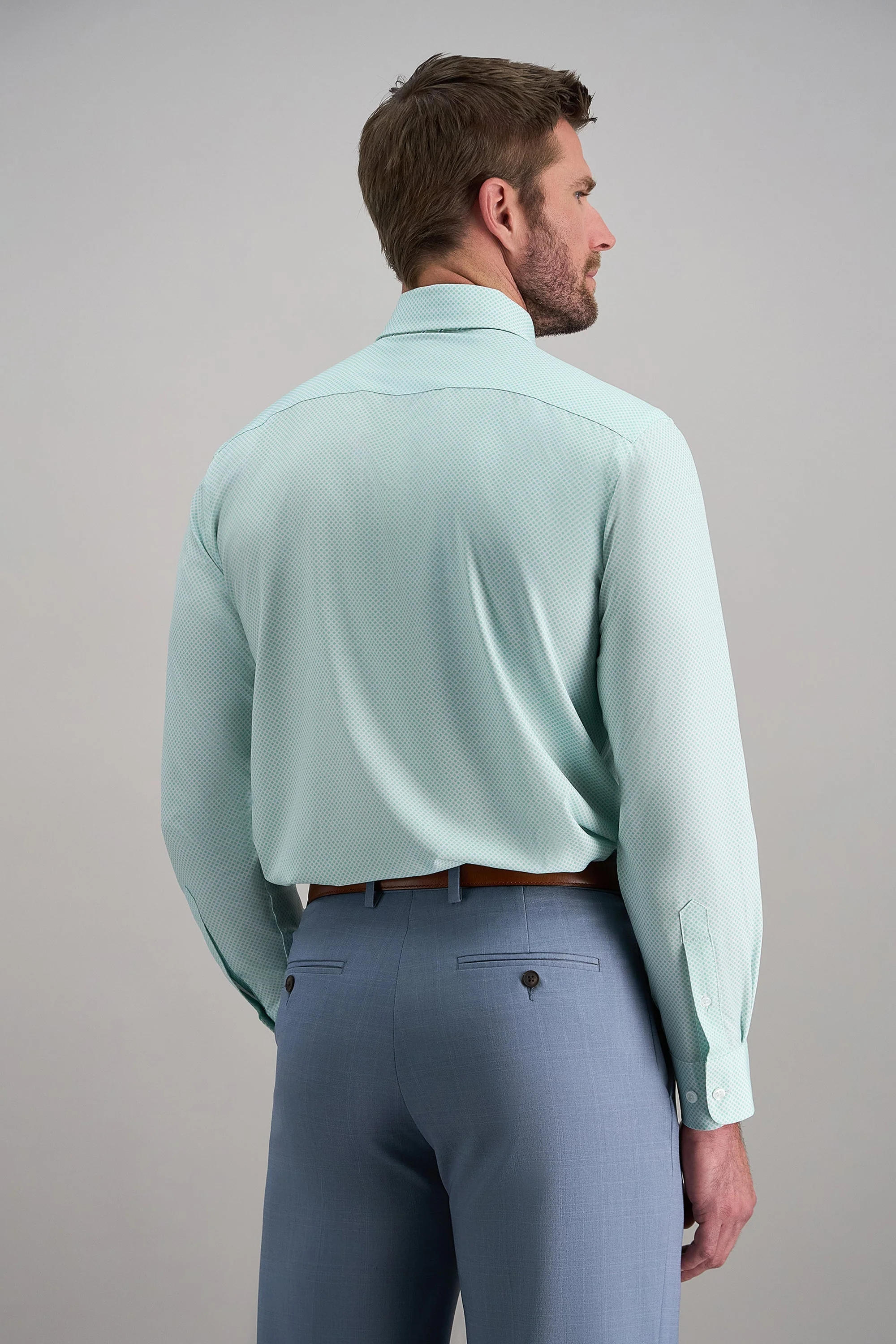 Smart Wash® Dress Shirt - Teal - Image 4
