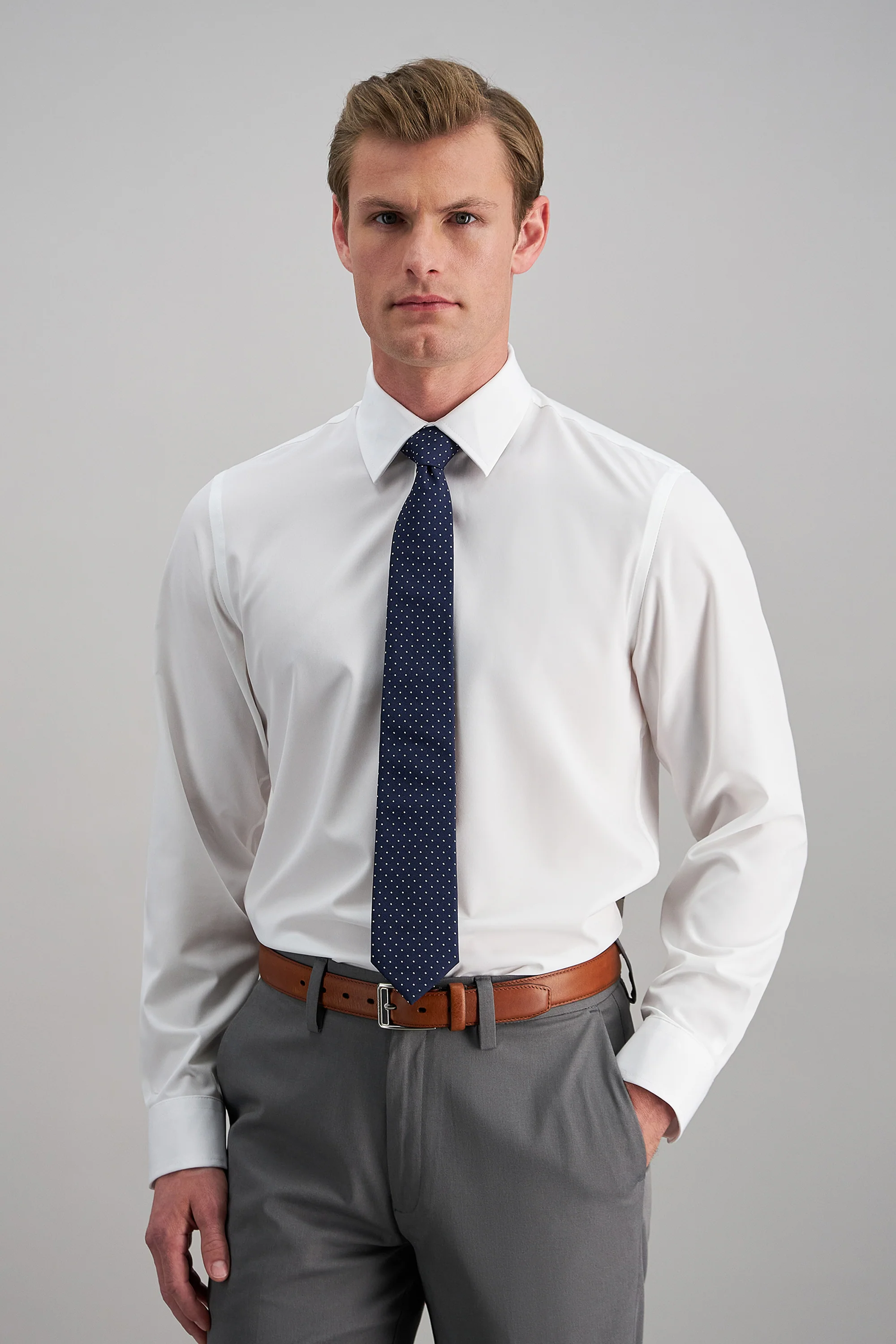 Smart Wash® Dress Shirt - White - Image 2
