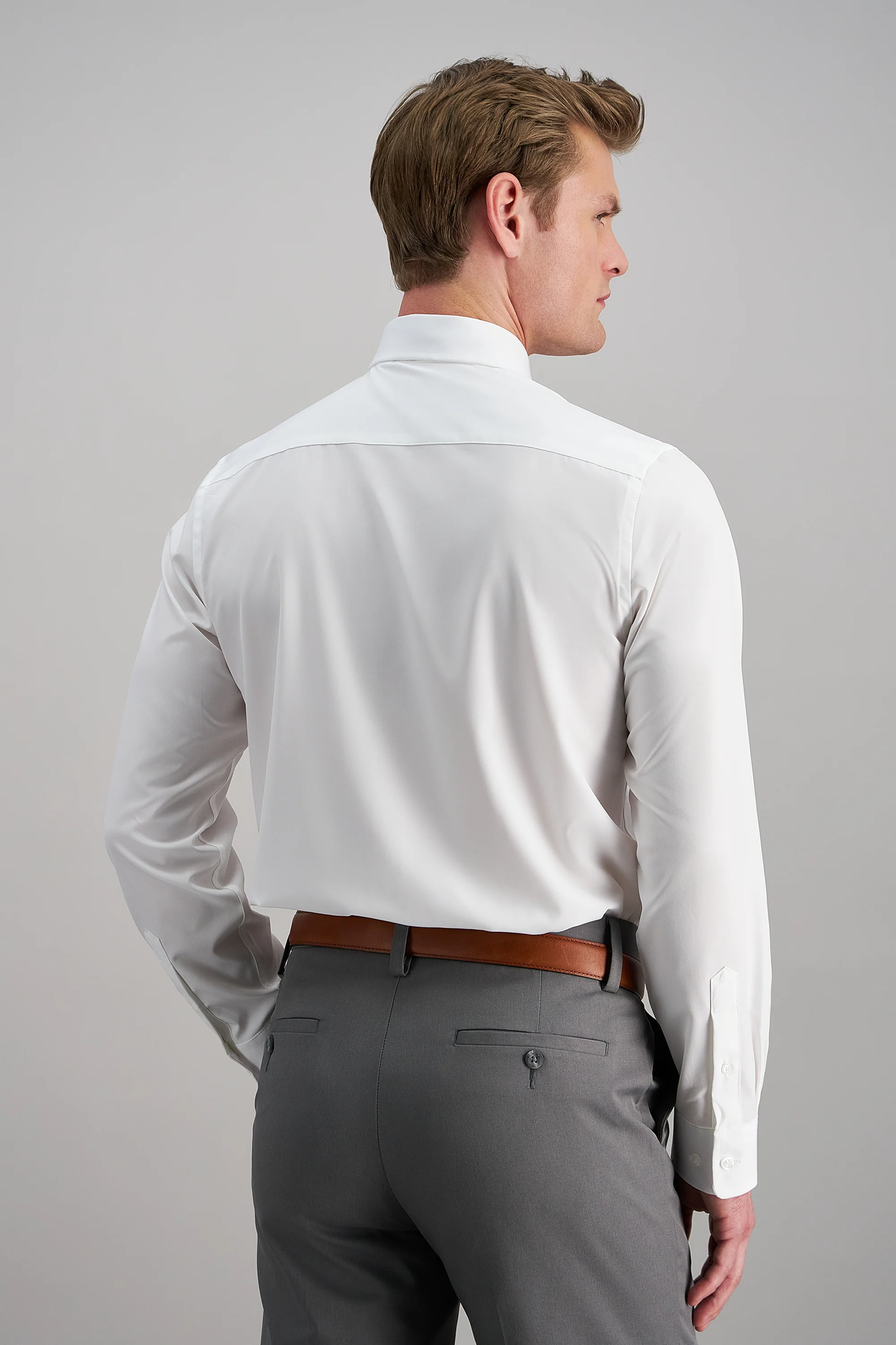 Smart Wash® Dress Shirt - White - Image 4
