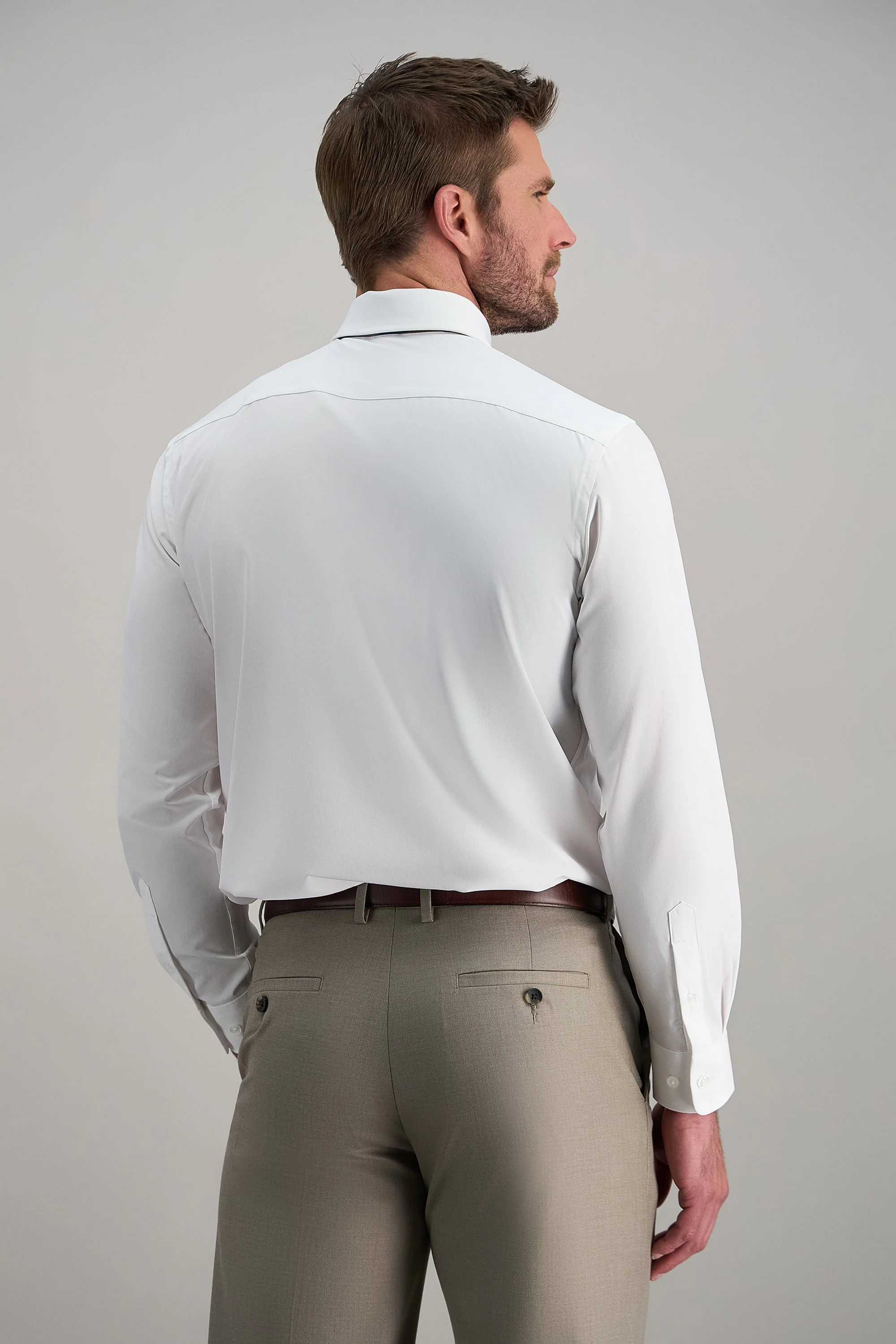 Smart Wash® Dress Shirt - White - Image 4