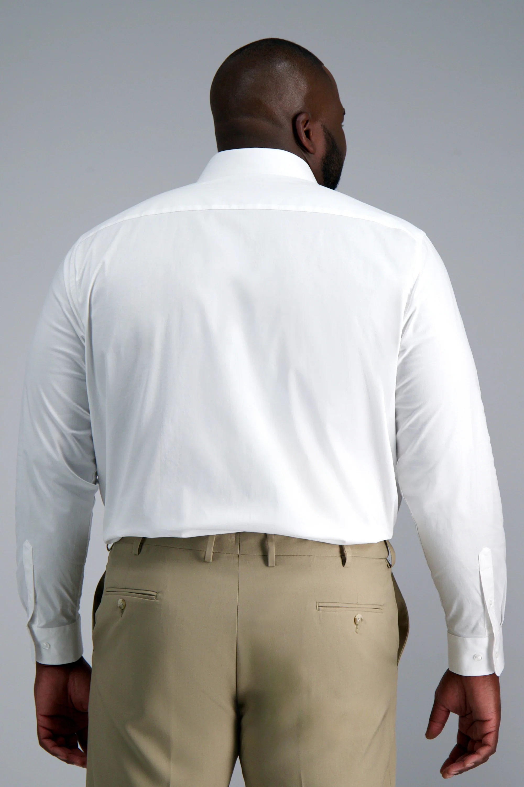 Smart Wash® Tall Dress Shirt - White - Image 2