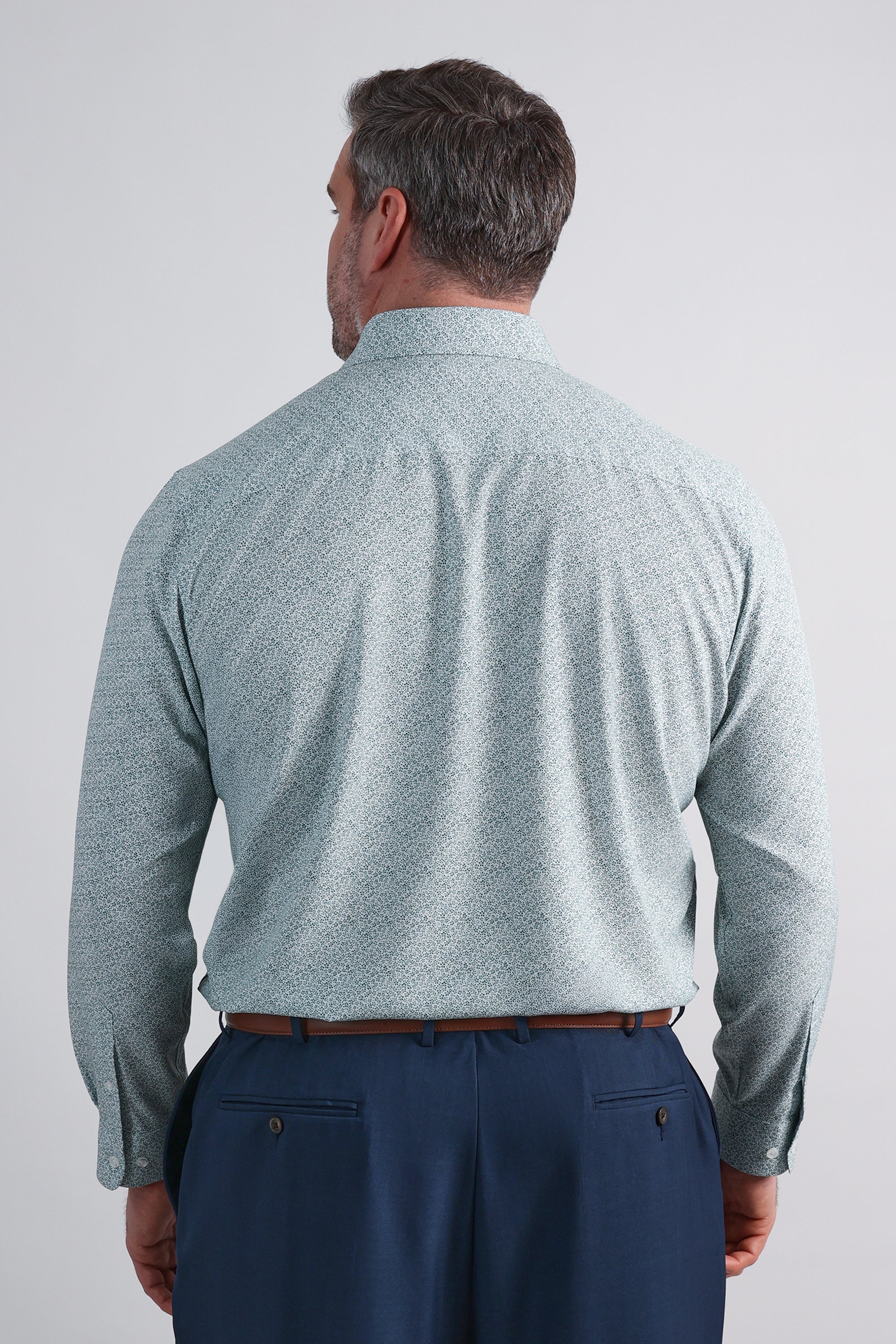 Tall Smart Wash® Dress Shirt - Forest Floral Print - Image 2