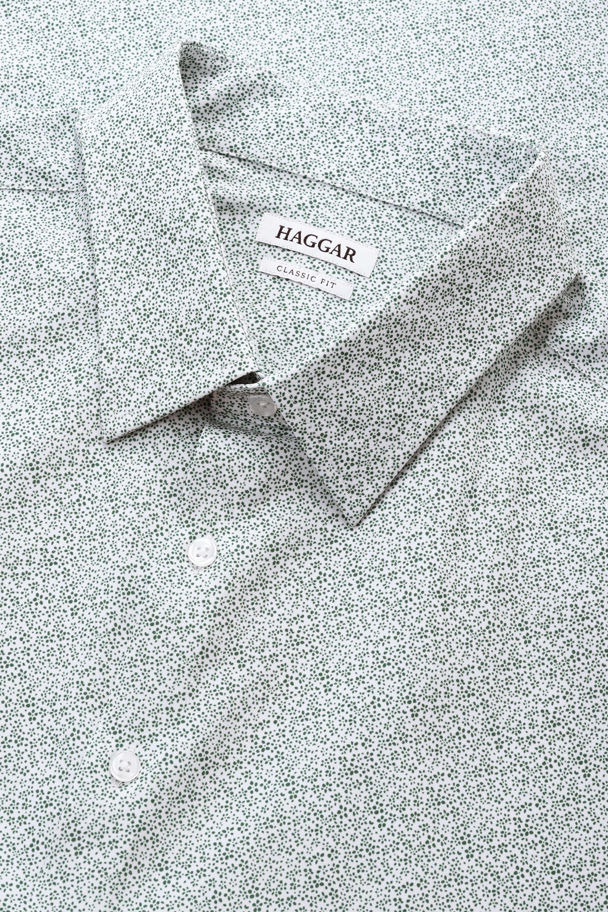 Tall Smart Wash® Dress Shirt - Forest Floral Print - Image 4