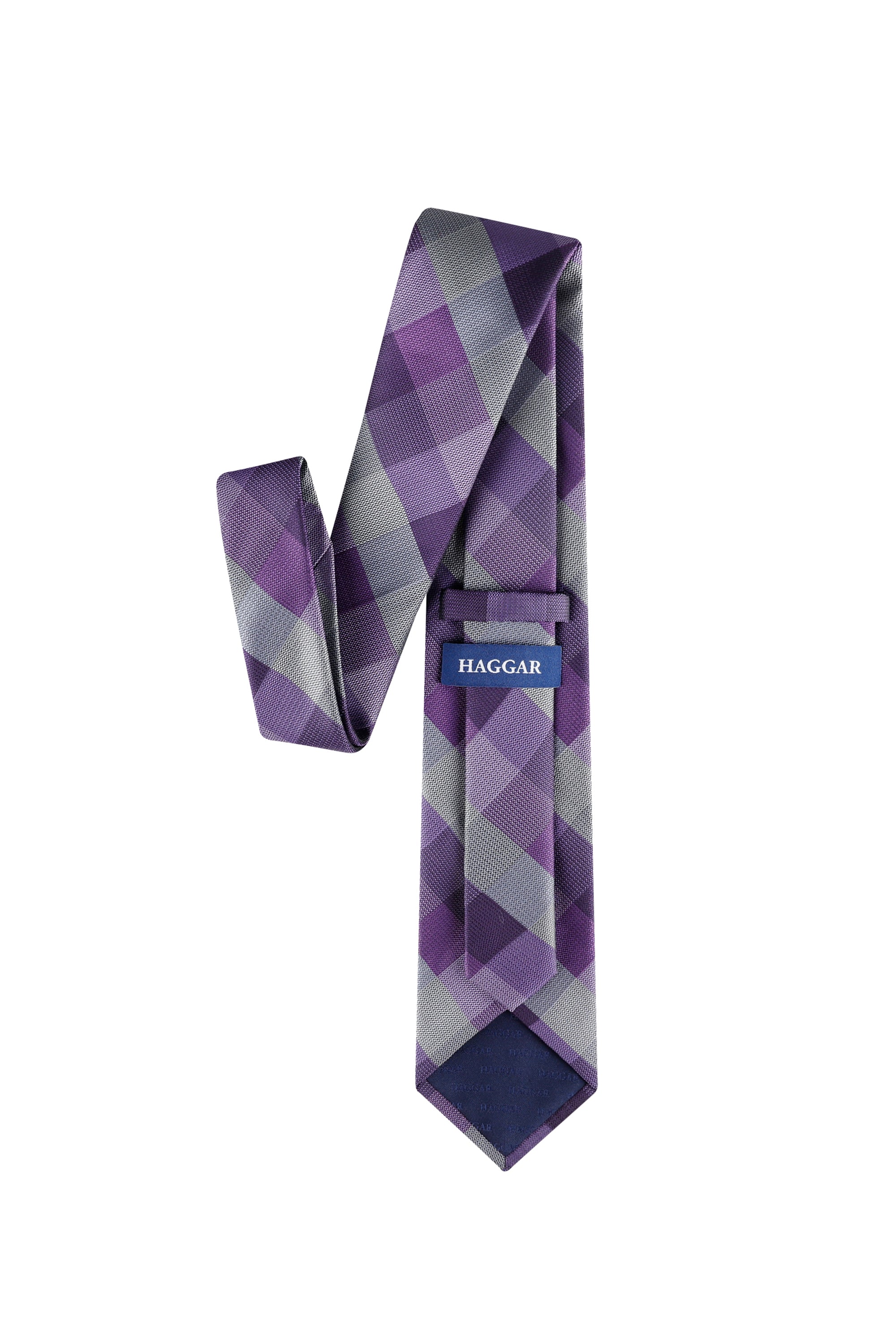 Tillie Buffalo Check Tie - Fresco Heather - Image 3