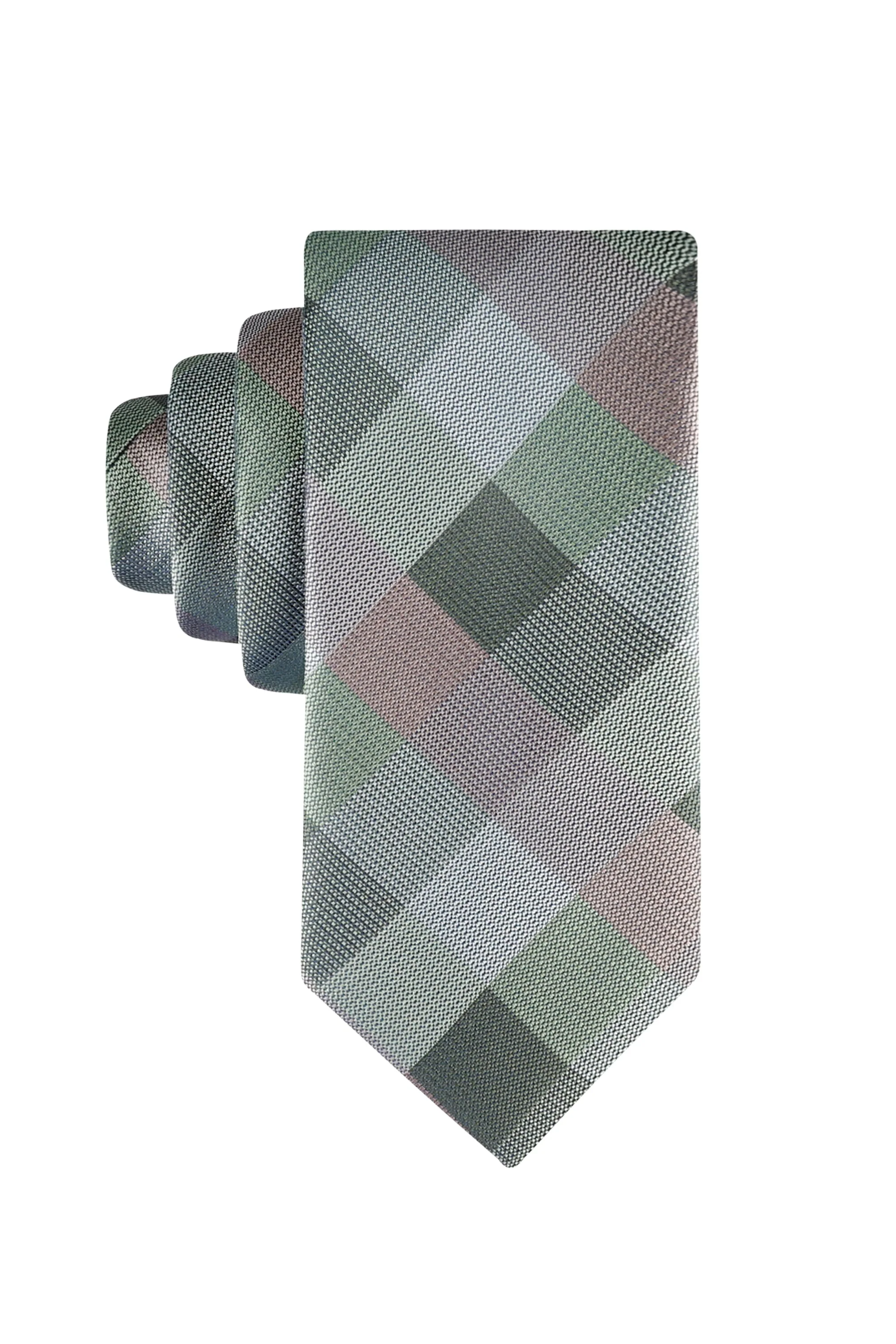 Tillie Buffalo Check Tie - Taupe