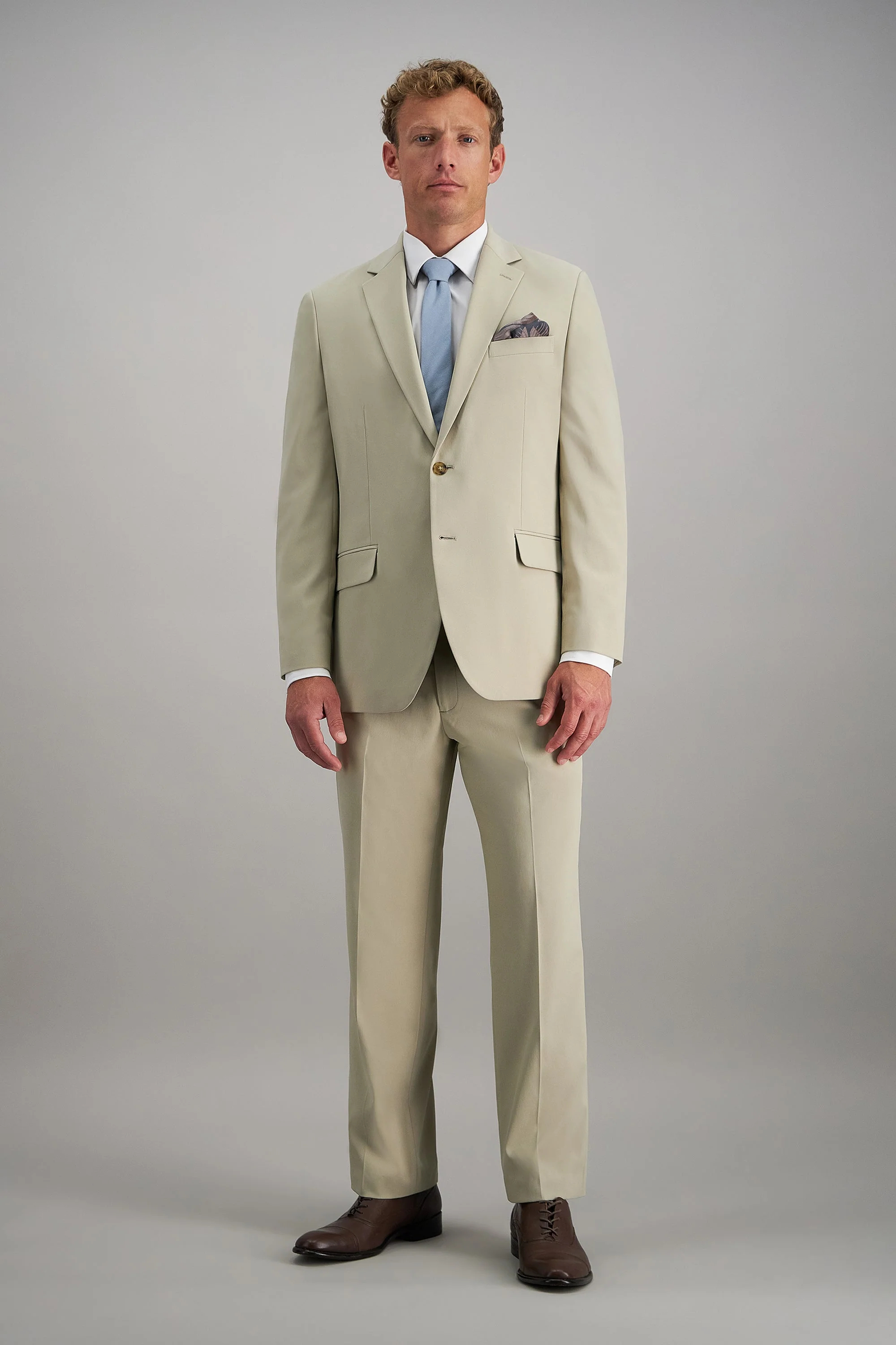 Travel Performance Solid Twill Suit Jacket