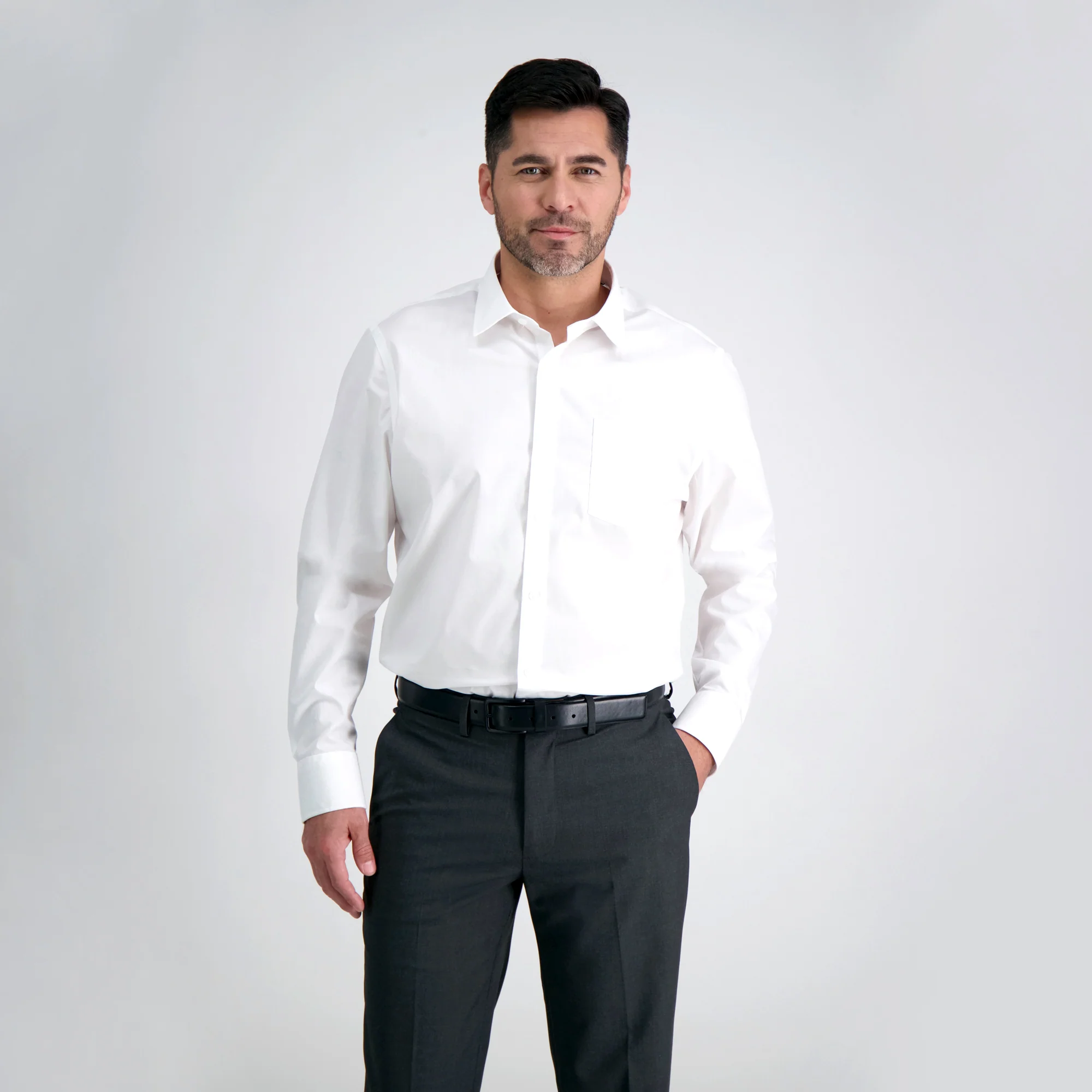 White Premium Comfort Dress Shirt